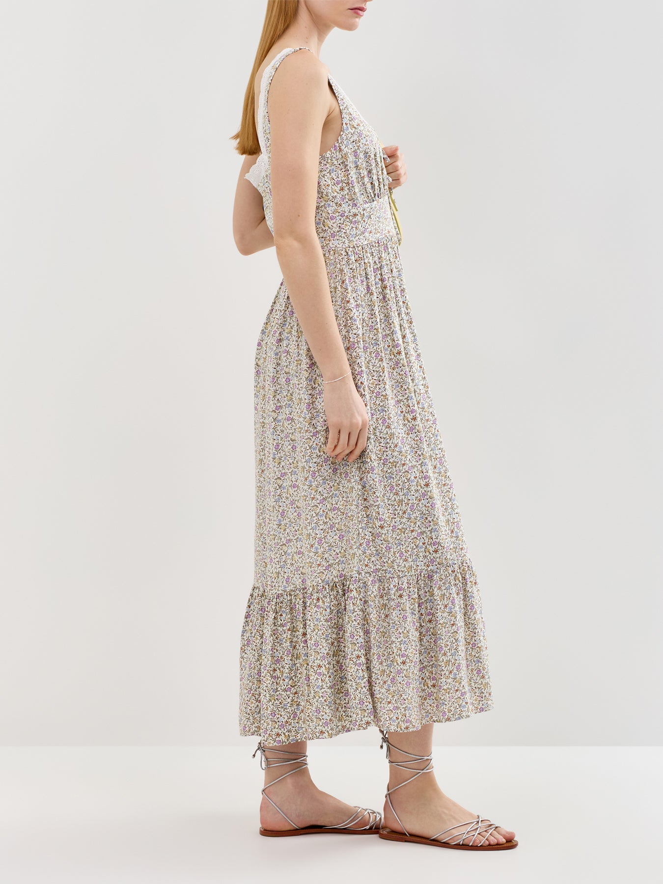 Heather Midi Dress Printed