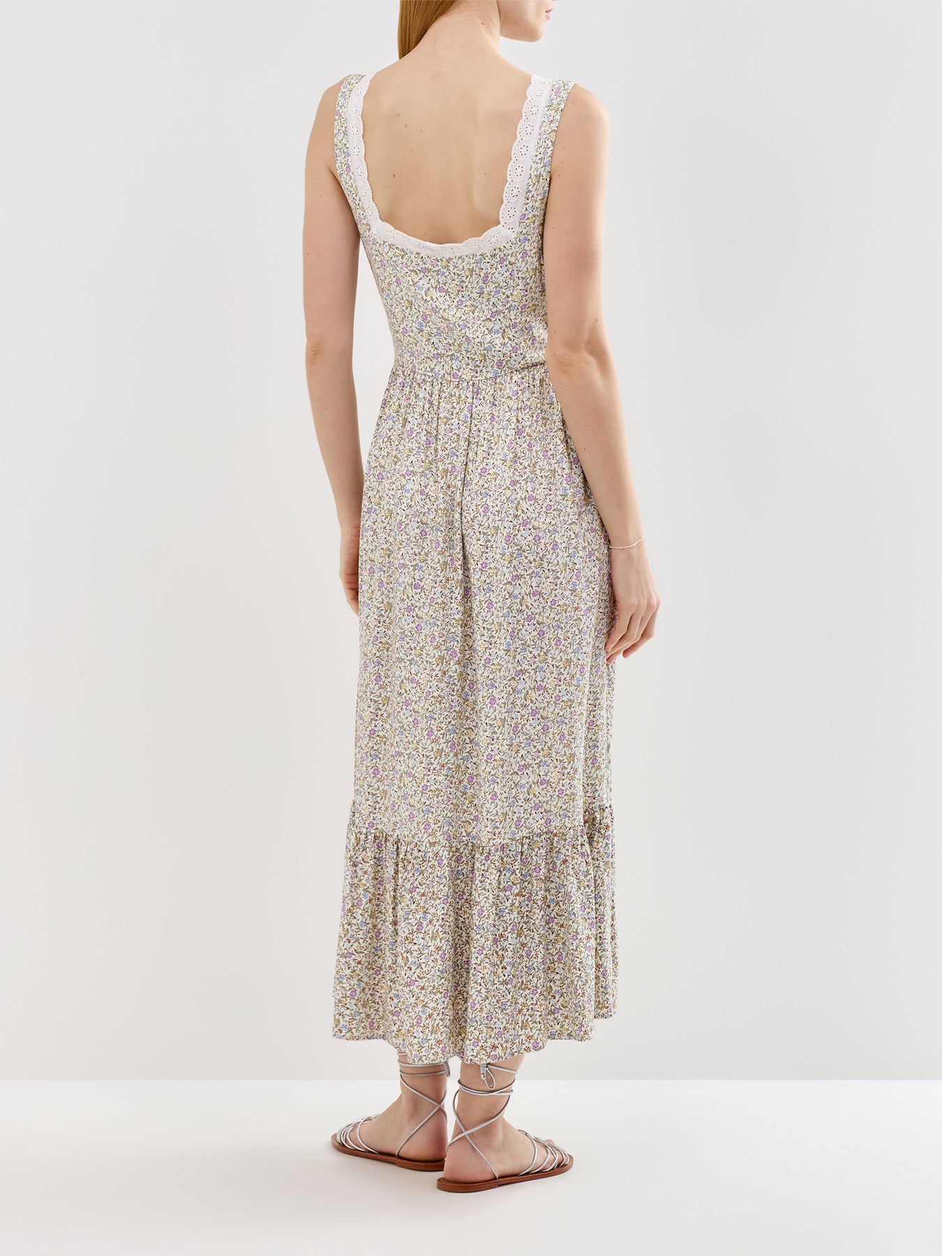 Heather Midi Dress Printed