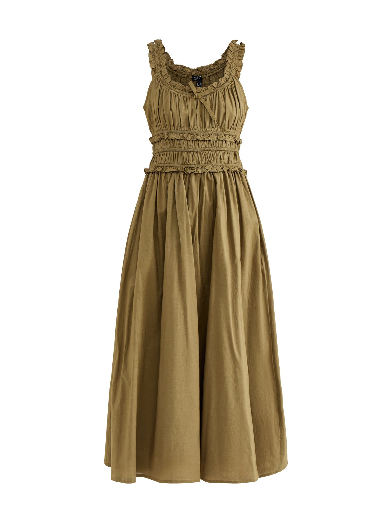 Sleeveless Ariel Midi Dress Green