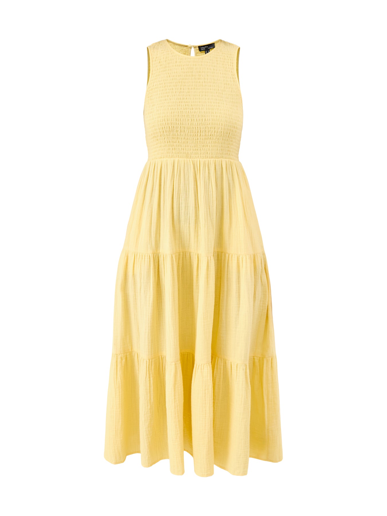 Sleeveless Charlie Midaxi Dress Yellow