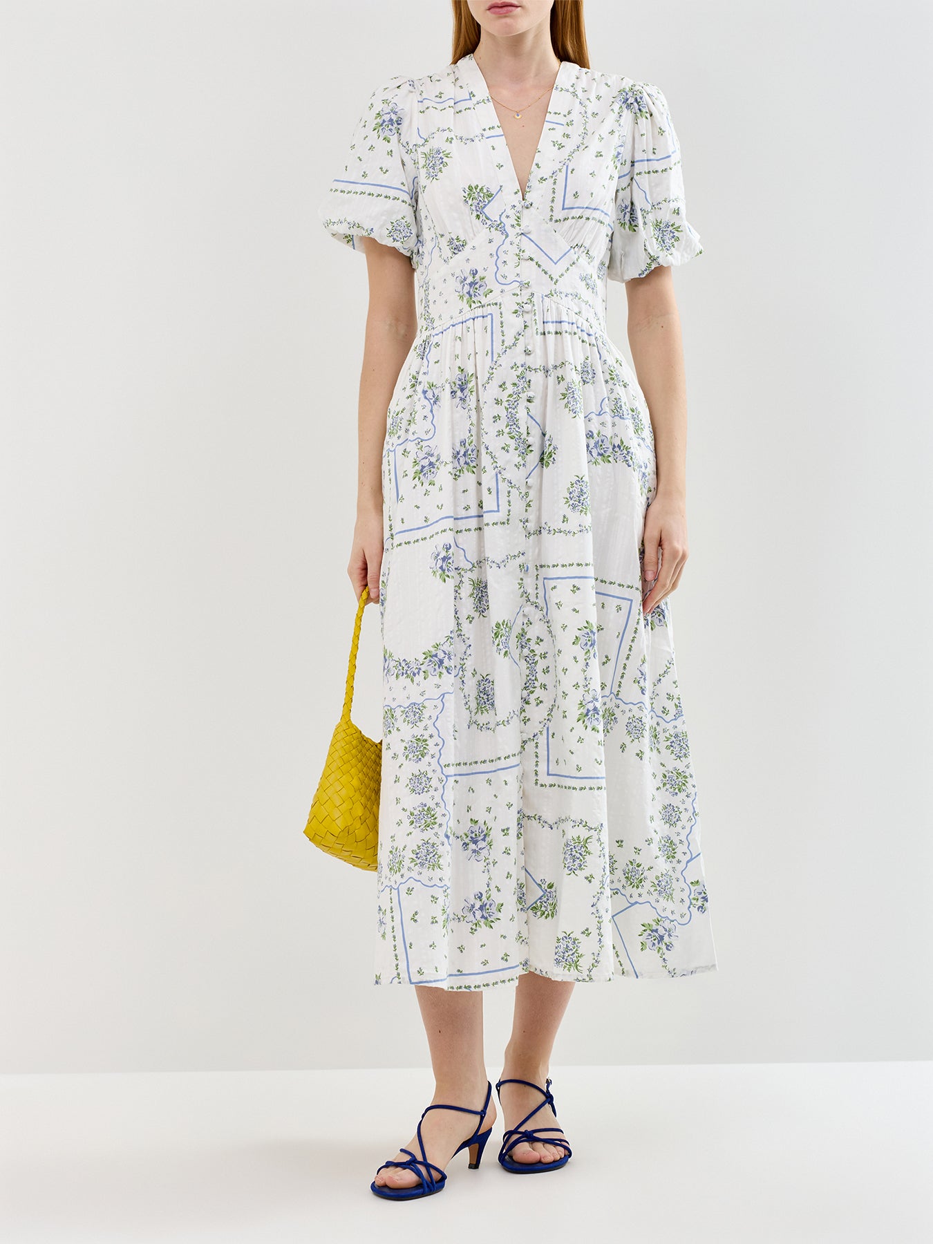 Starlight Midi Dress White