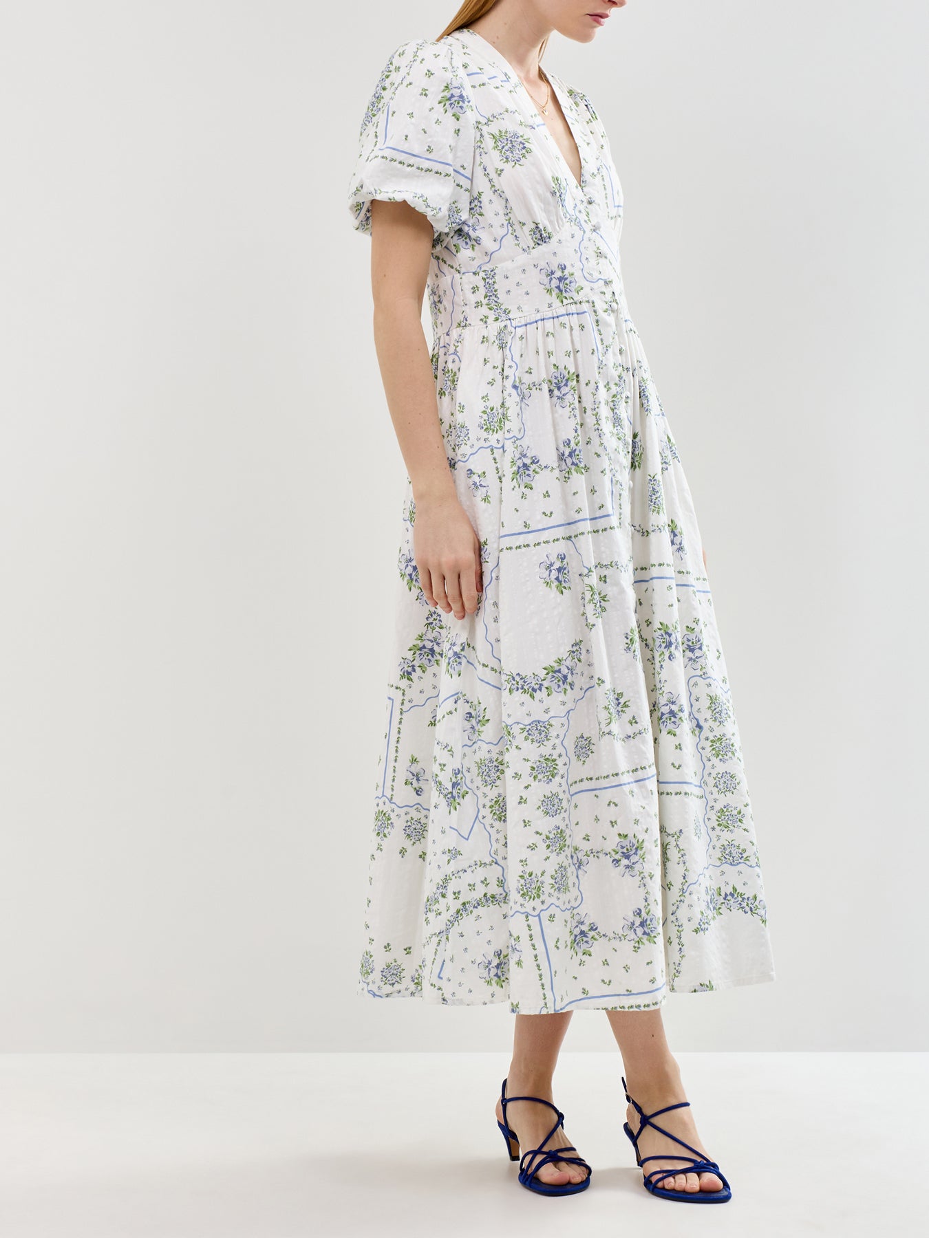 Starlight Midi Dress White