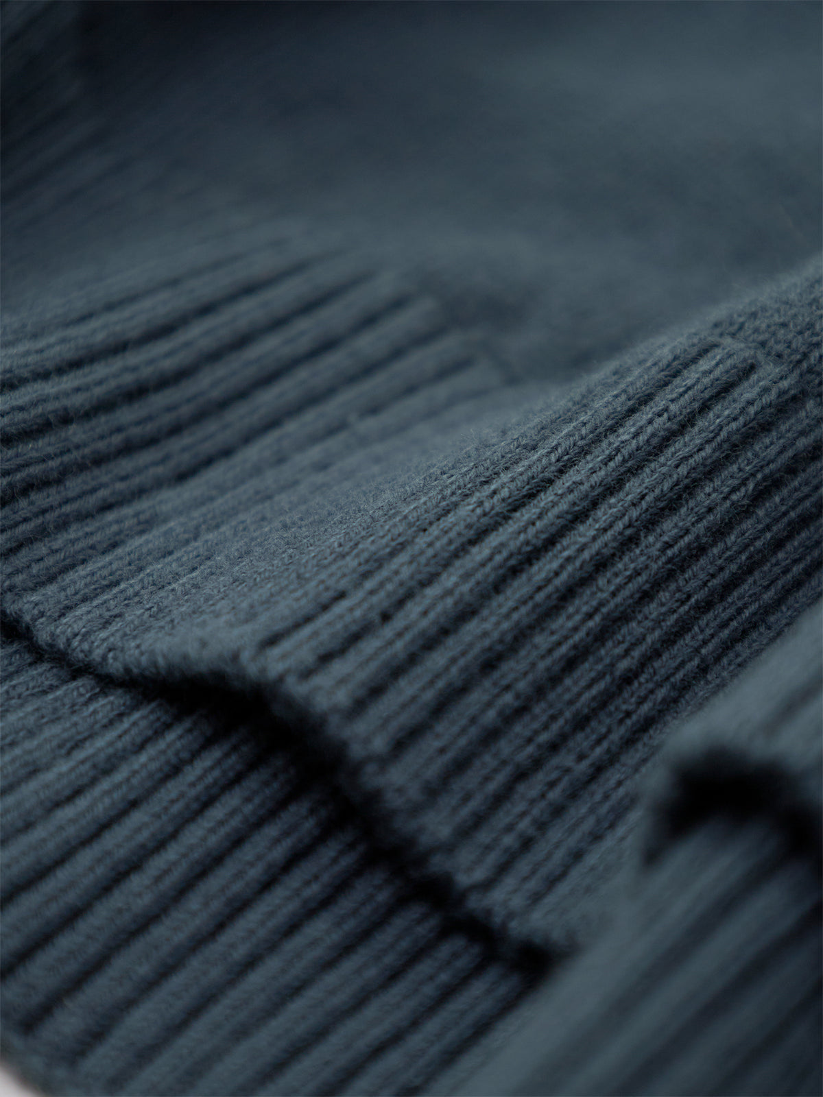 Organic Cotton Knitted Crew Neck Jumper - Turbulence