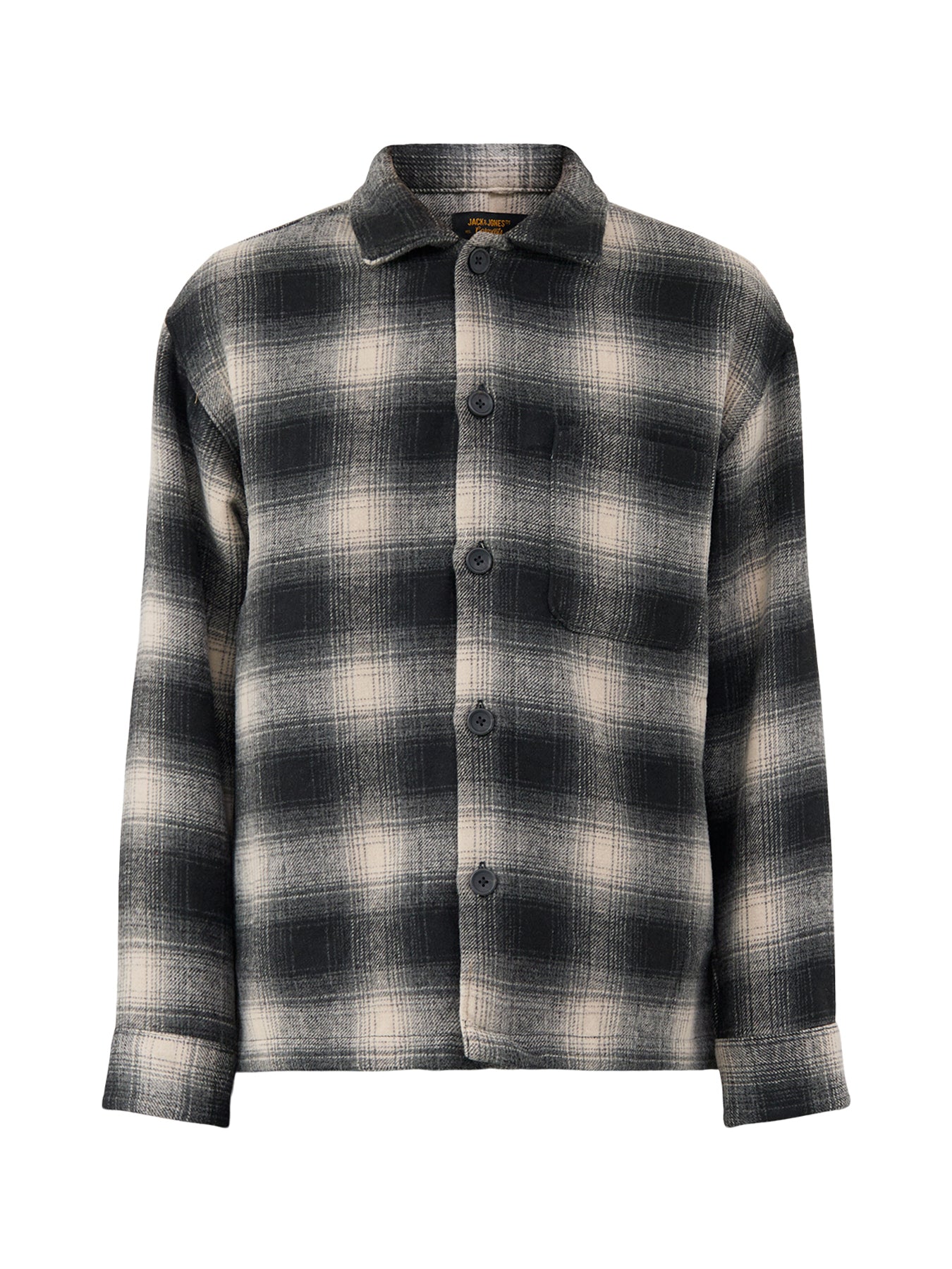 Ollie Check Overshirt - Asphalt