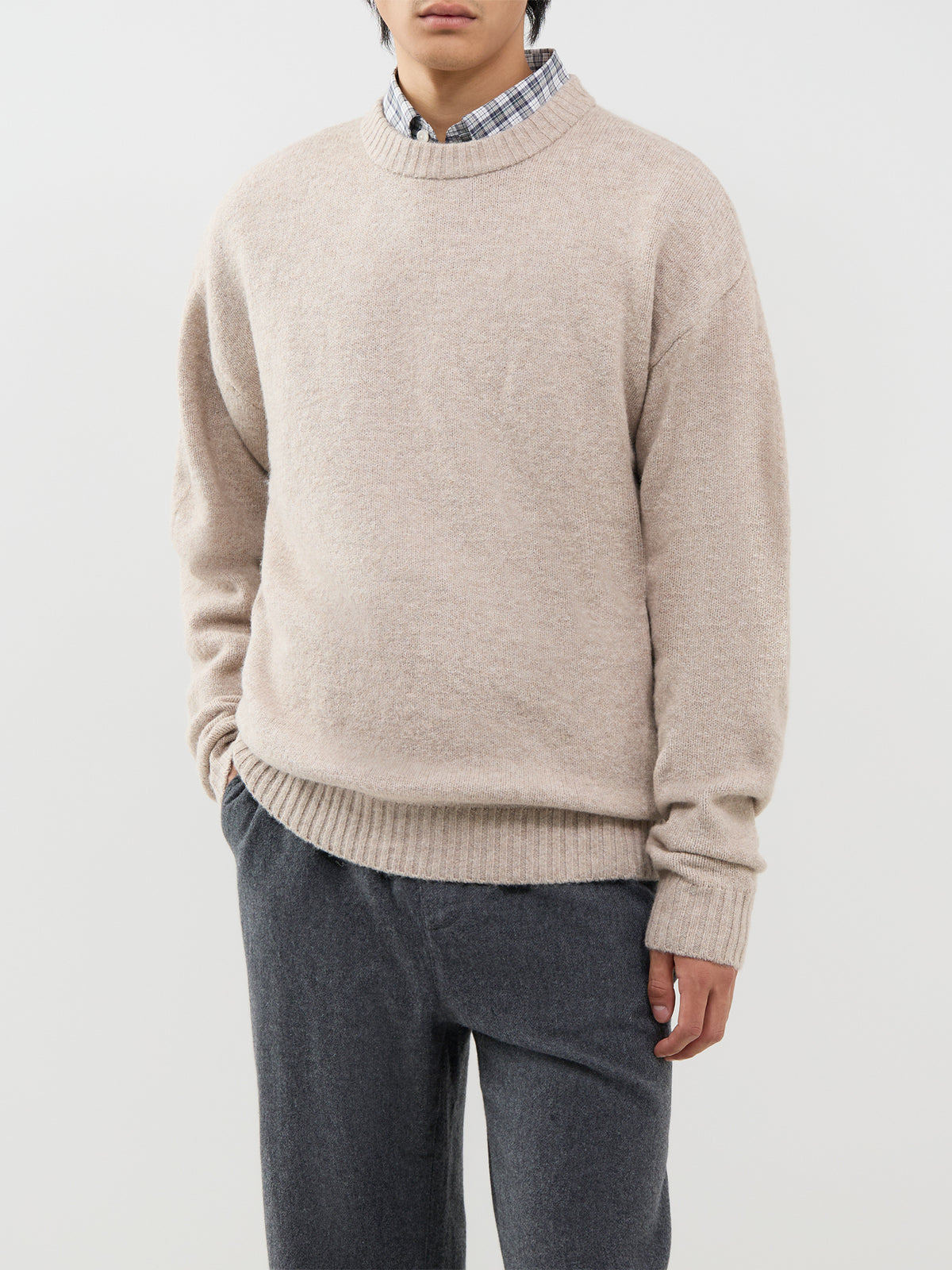 Ollie Knitted Crew Neck Jumper - Atmosphere
