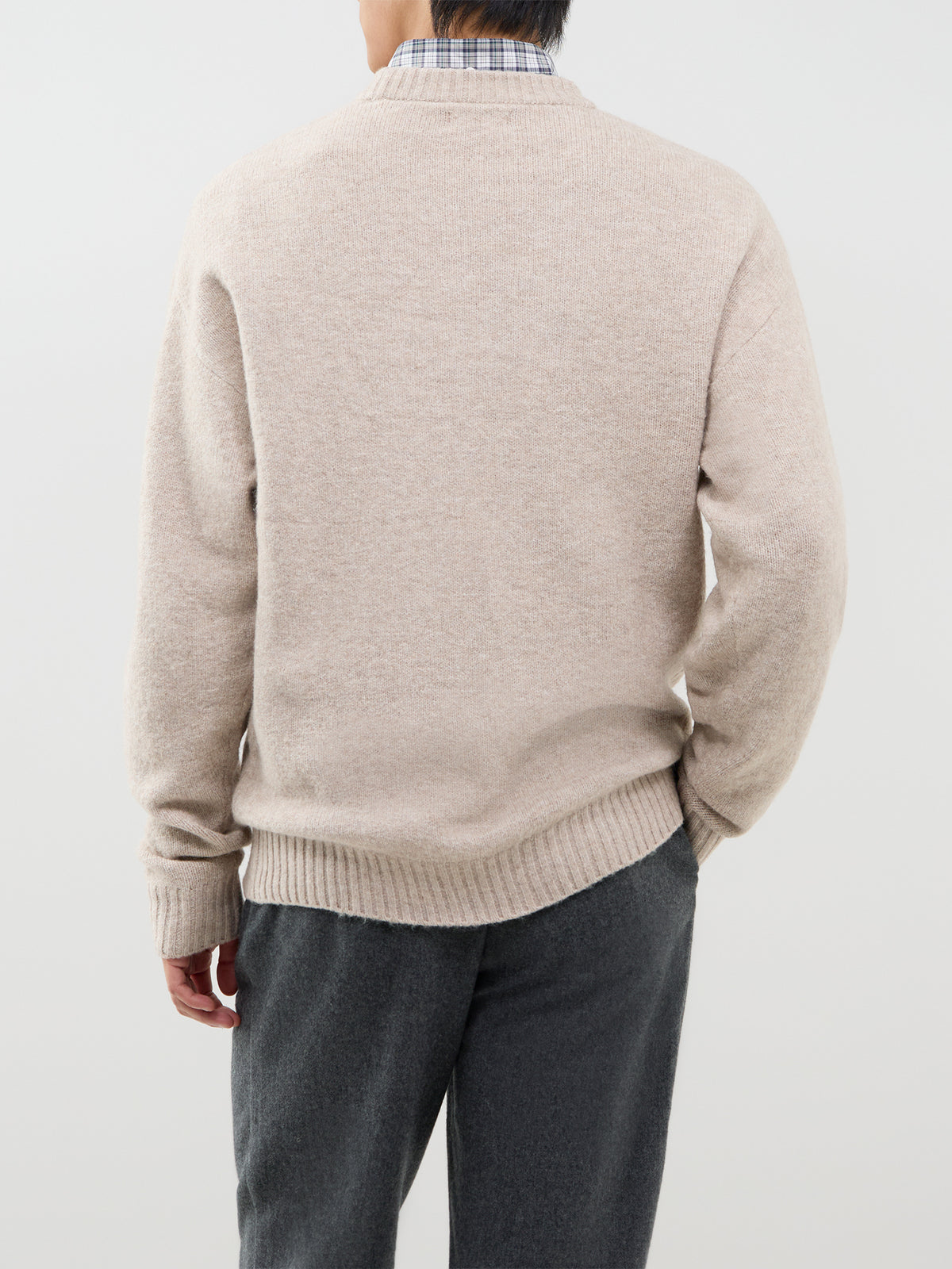 Ollie Knitted Crew Neck Jumper - Atmosphere