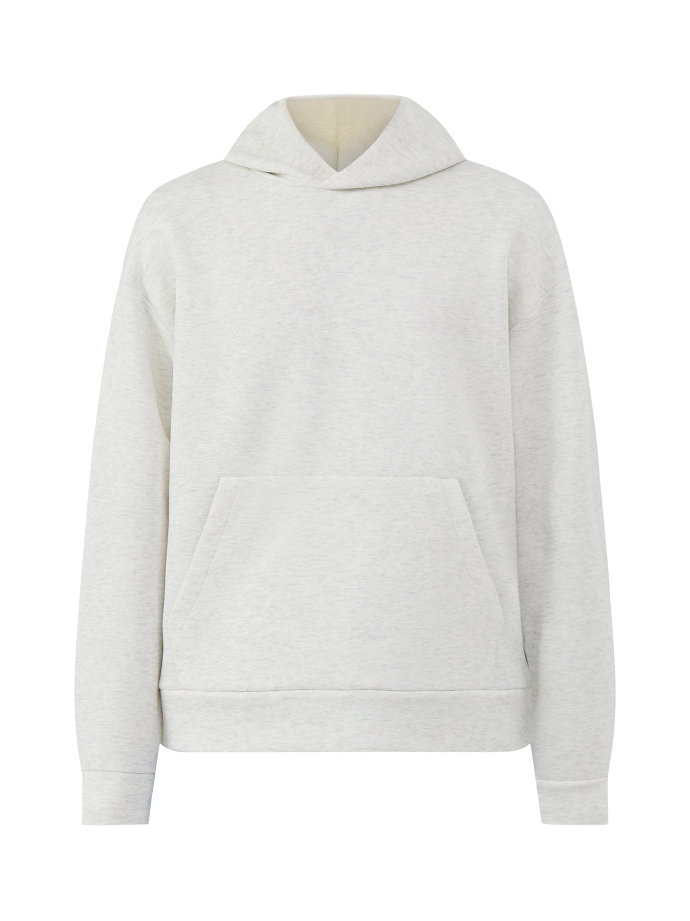 Barron Pullover Hoodie - White Melange
