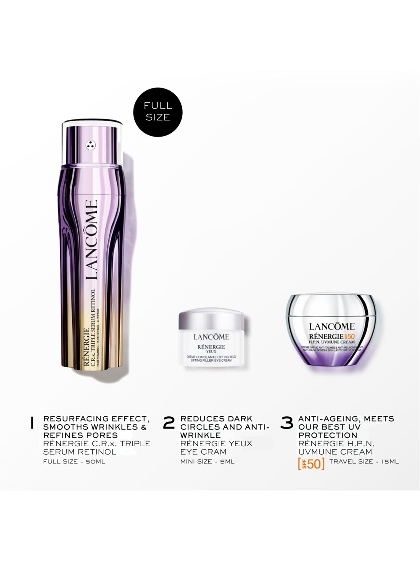 Lancôme Rénergie CRx Triple Serum Gift Set 50ml