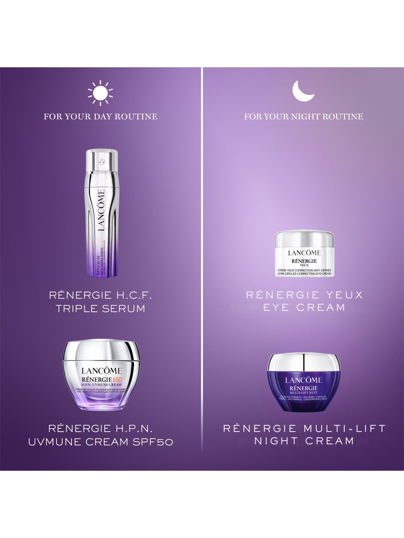 Renergie H.C.F. Triple Serum Set 50ml