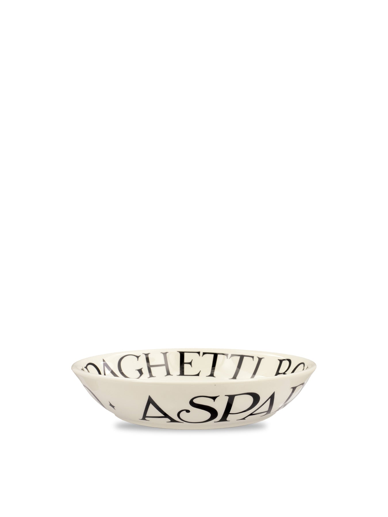Black Toast Spaghetti Bolognese Medium Pasta Bowl