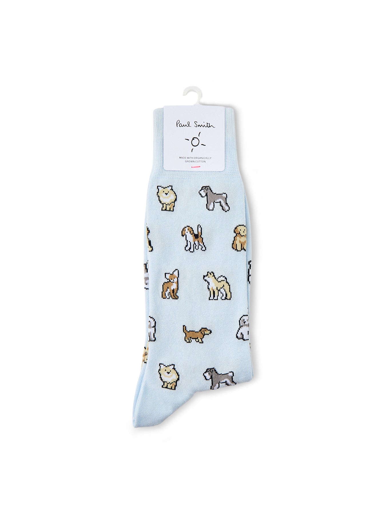 Kyoto Dog Crew Socks Blue