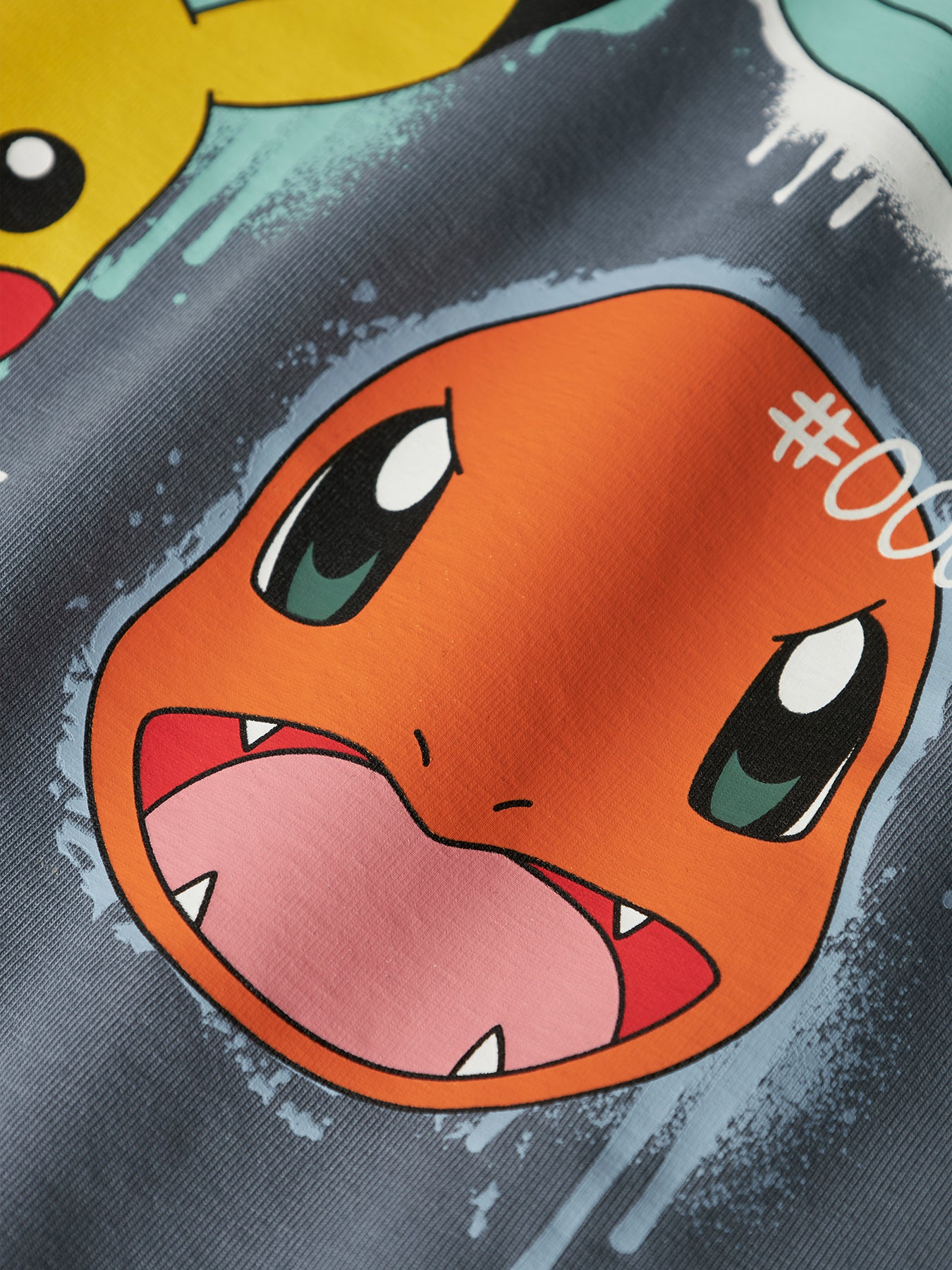 Kids' Pokémon Long Sleeve Top Grey