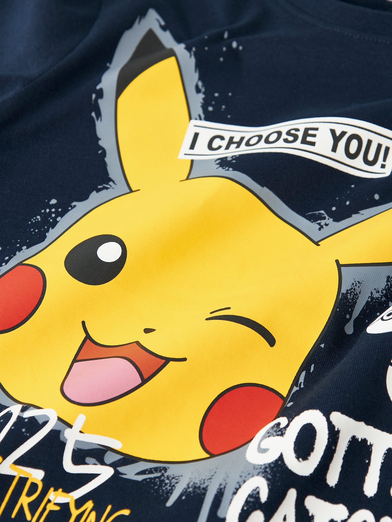 Kids' Pokémon Long Sleeve Top Grey