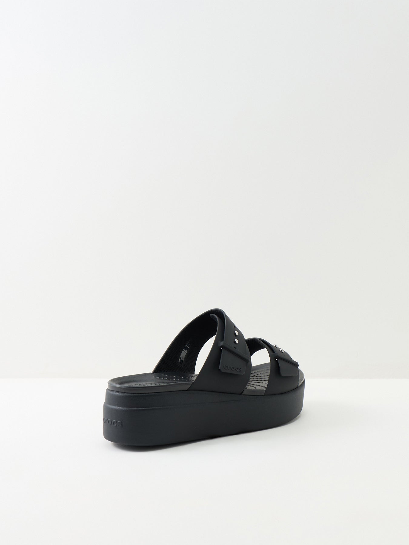Brooklyn Buckle Low Wedge Sandals