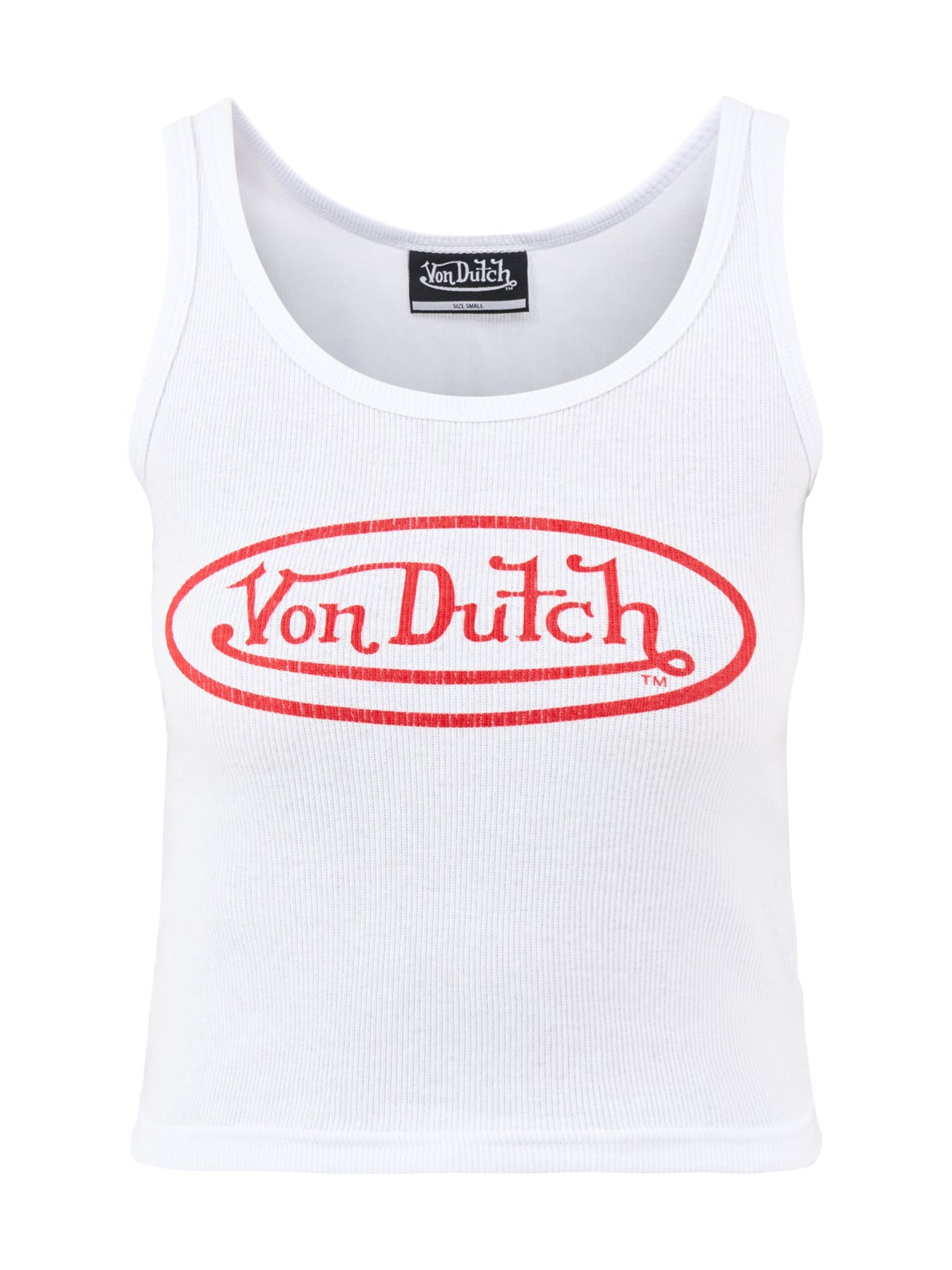 Contrast Tank White