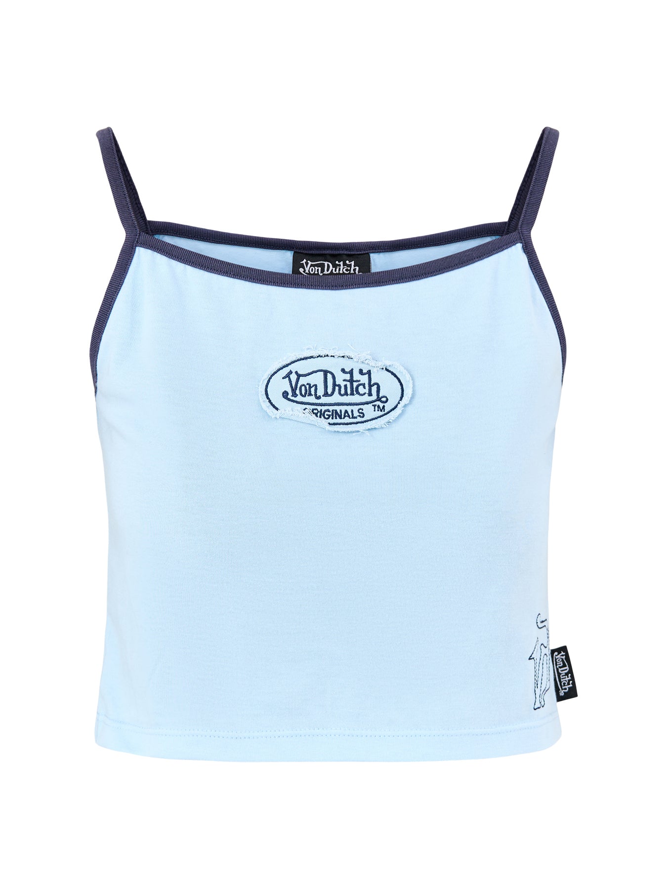 Contrast Vest Top Blue