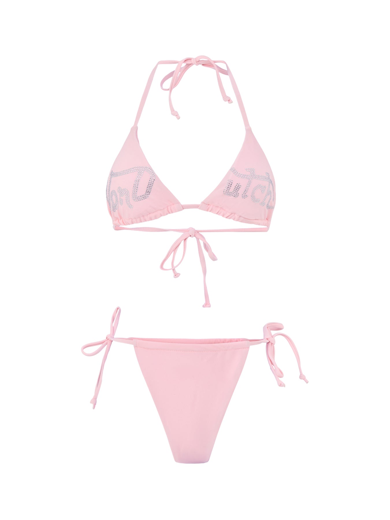 Triangle Bikini Set Pink