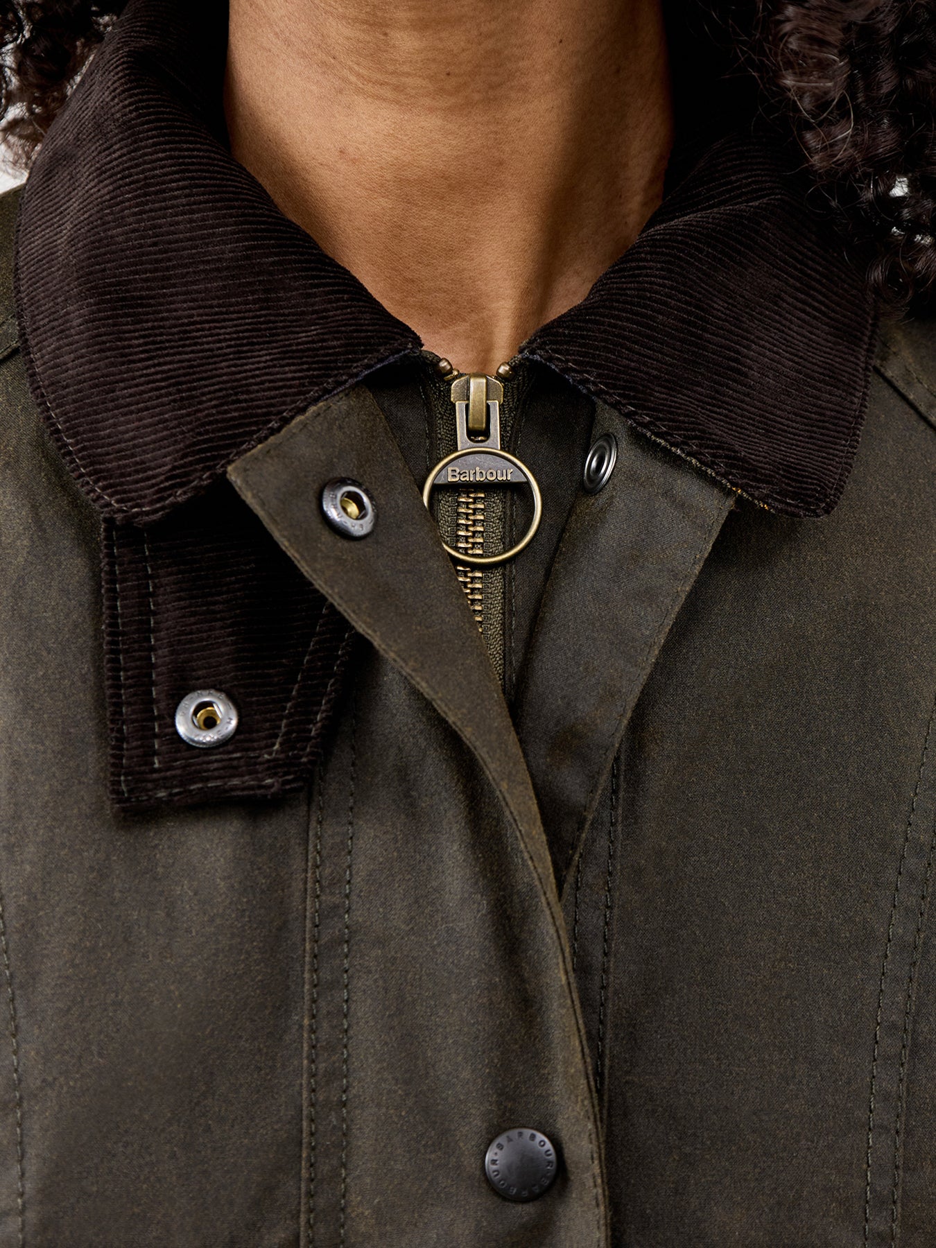 Classic Beadnell Wax Jacket Olive