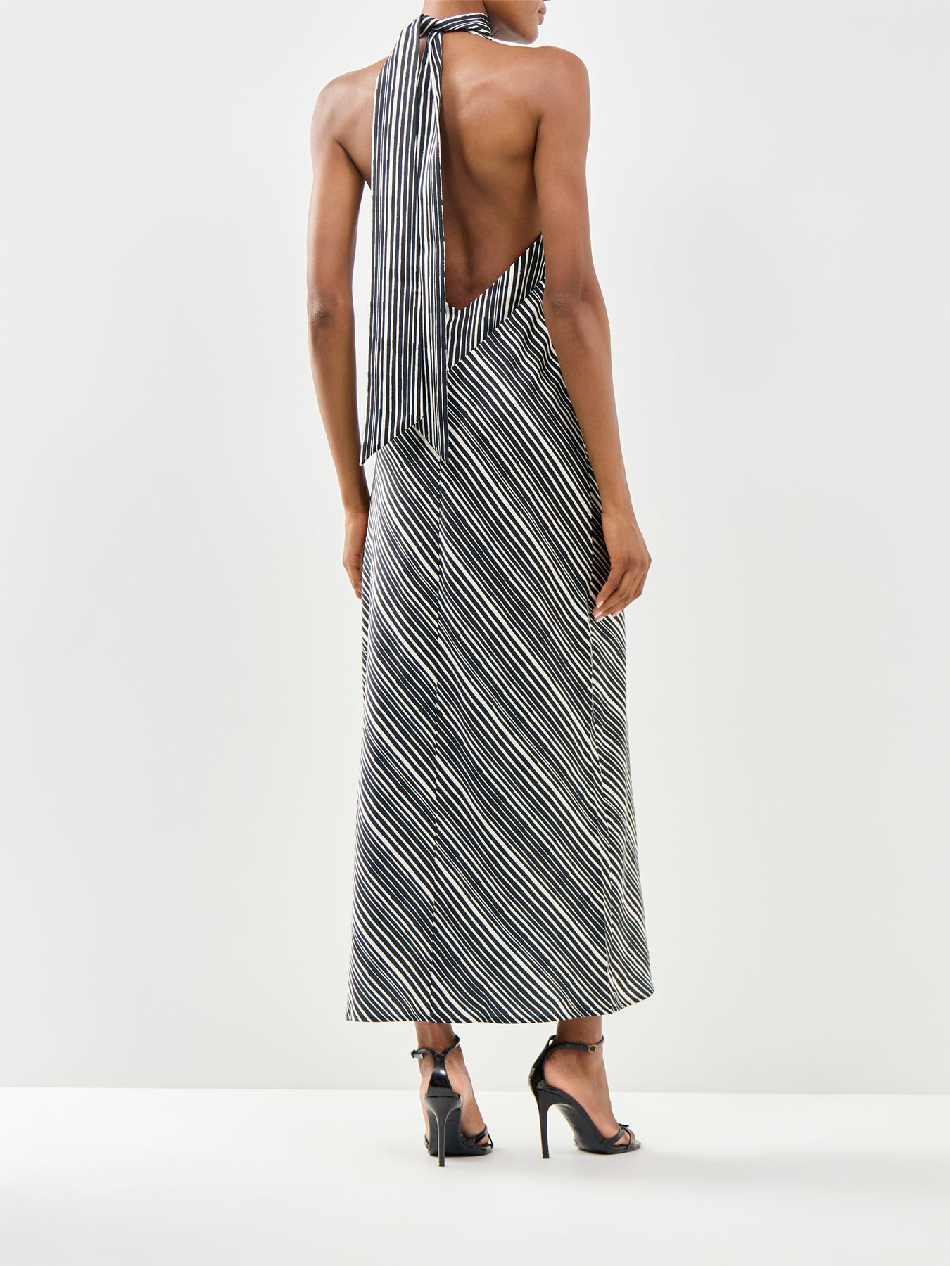 Jemima Cowl Neck Maxi Dress Black