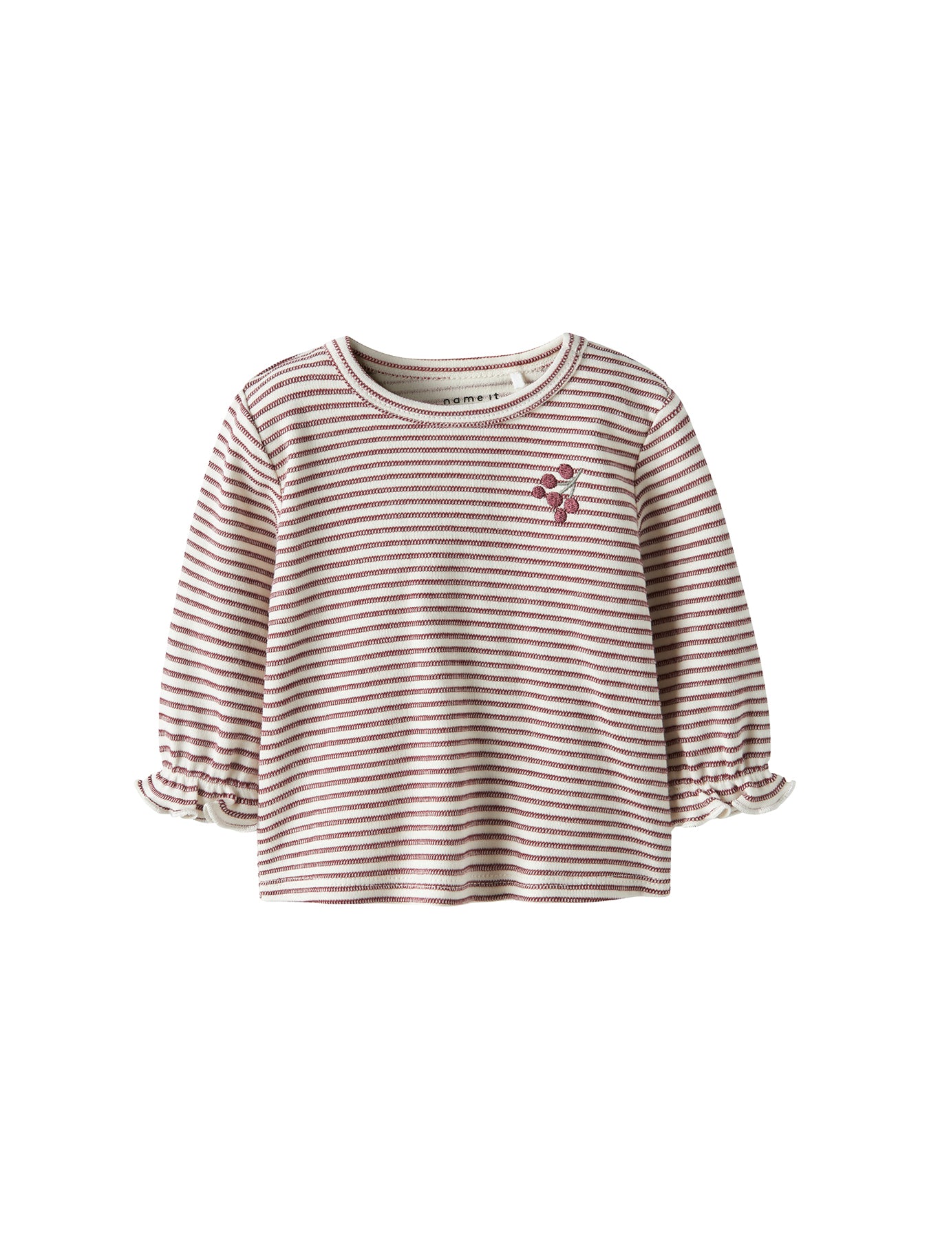 Baby Long Sleeve O-Neck Top Red