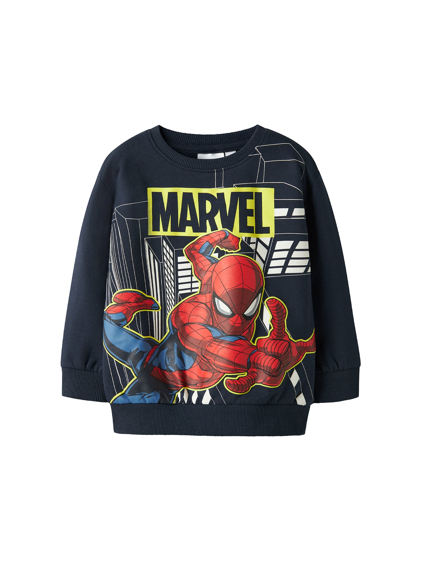 Kids' Spider Graphic Sweatshirt Navy