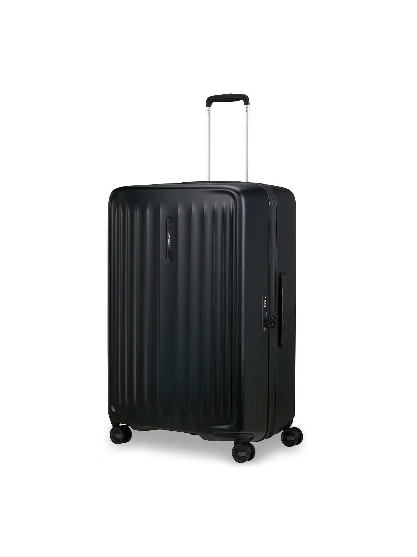 Fyrm Large Expandable Spinner Suitcase 77cm Grey