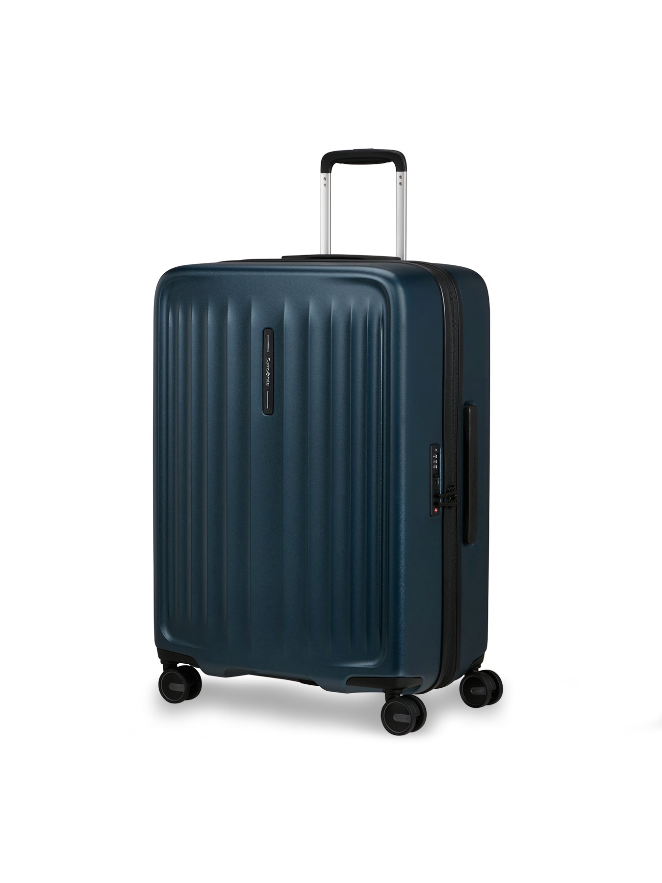 Fyrm Medium Expandable Spinner Suitcase 67cm Blue
