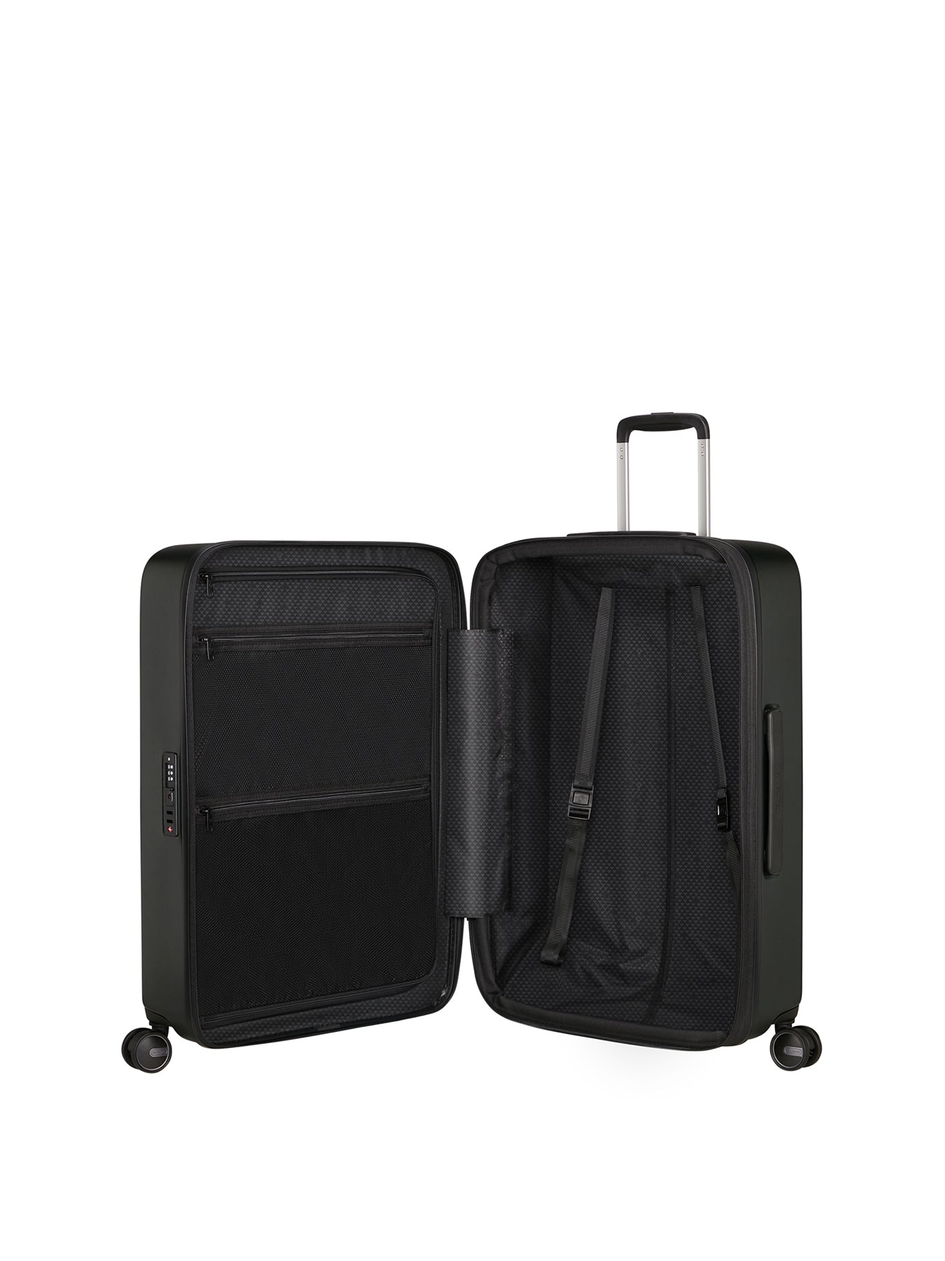 Fyrm Medium Expandable Spinner Suitcase 67cm Green