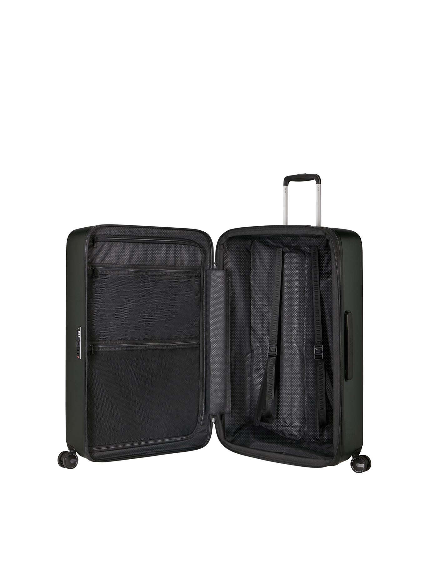 Fyrm Large Expandable Spinner Suitcase 77cm Green