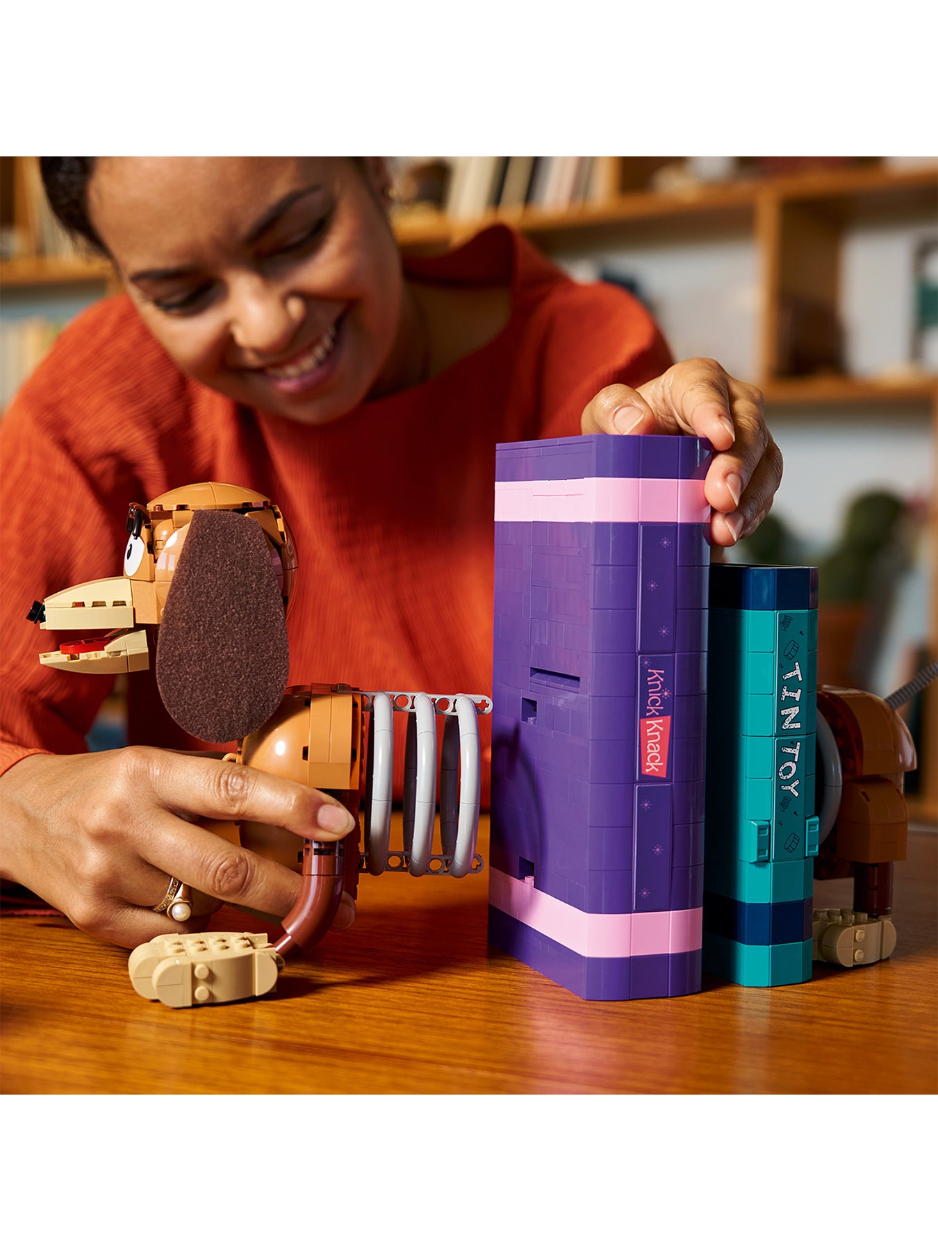 Slinky Dog Bookends Construction Set