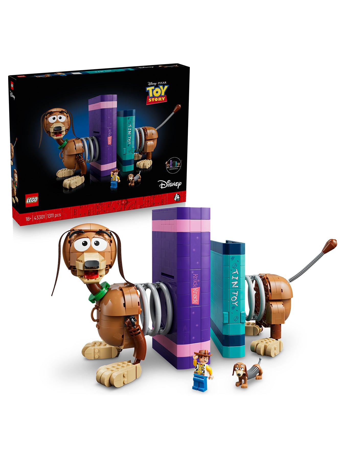 Slinky Dog Bookends Construction Set