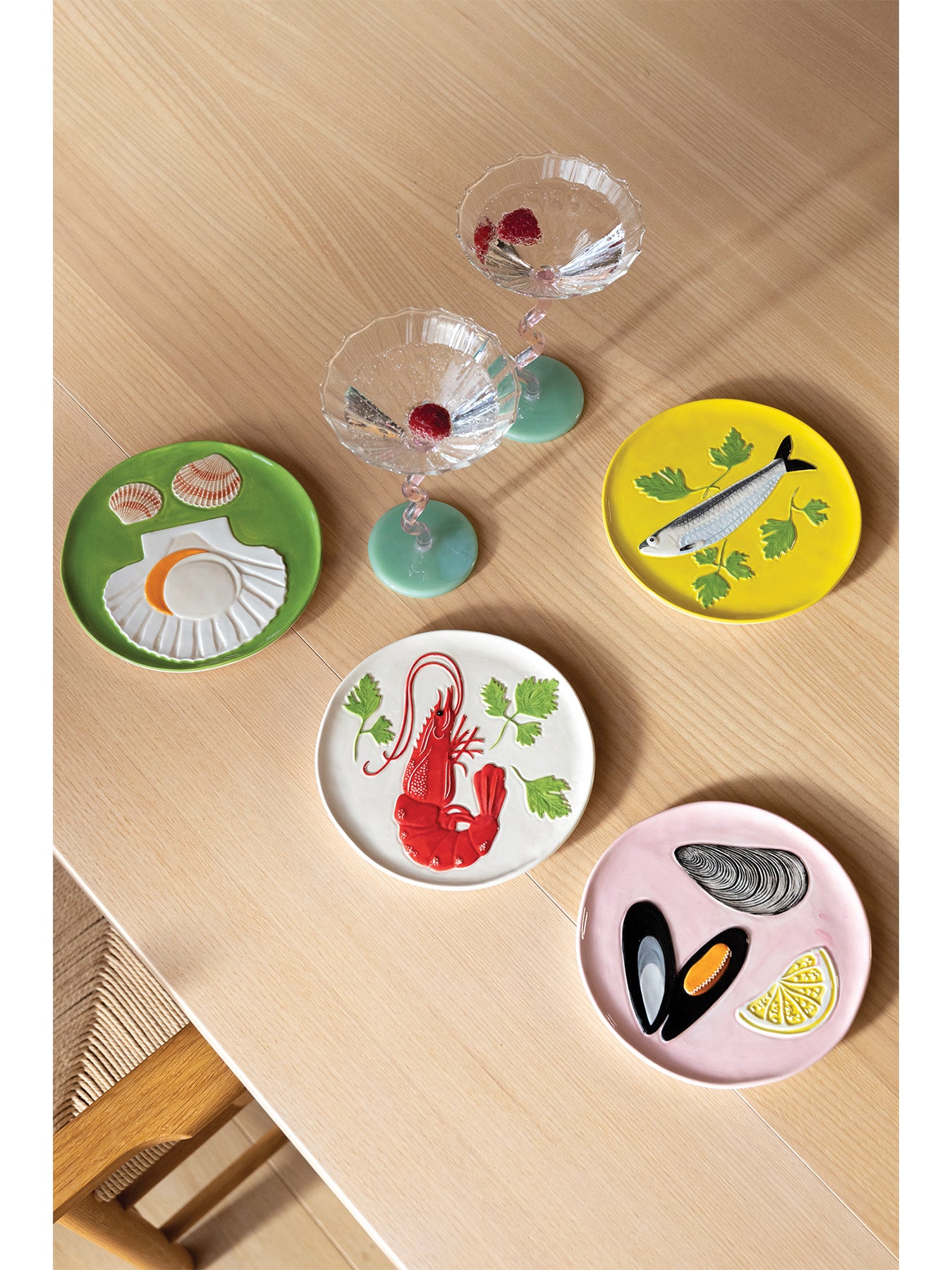 Sea Life Plate Set of 4