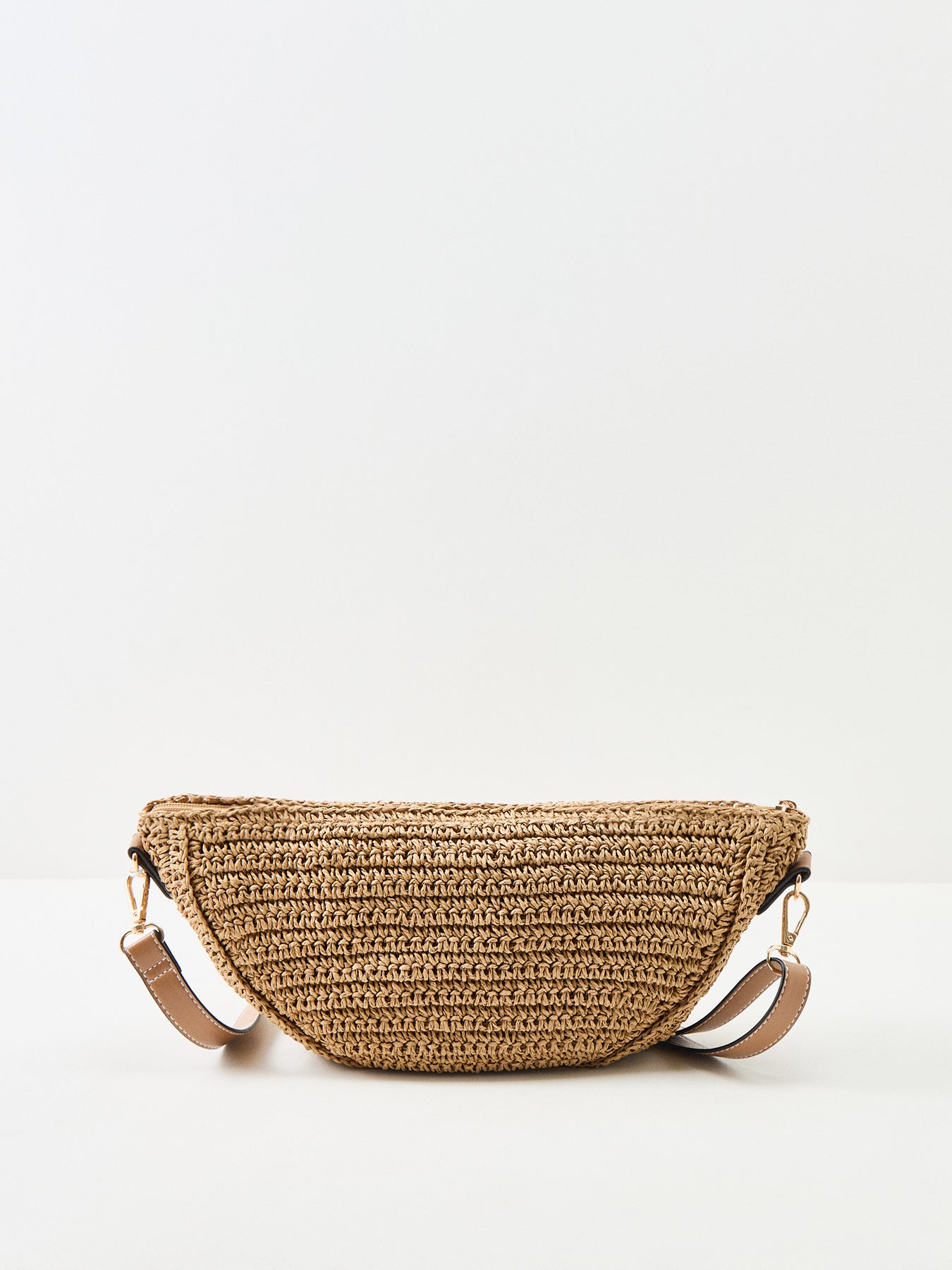 Summer Paper Straw Bum Bag Multi