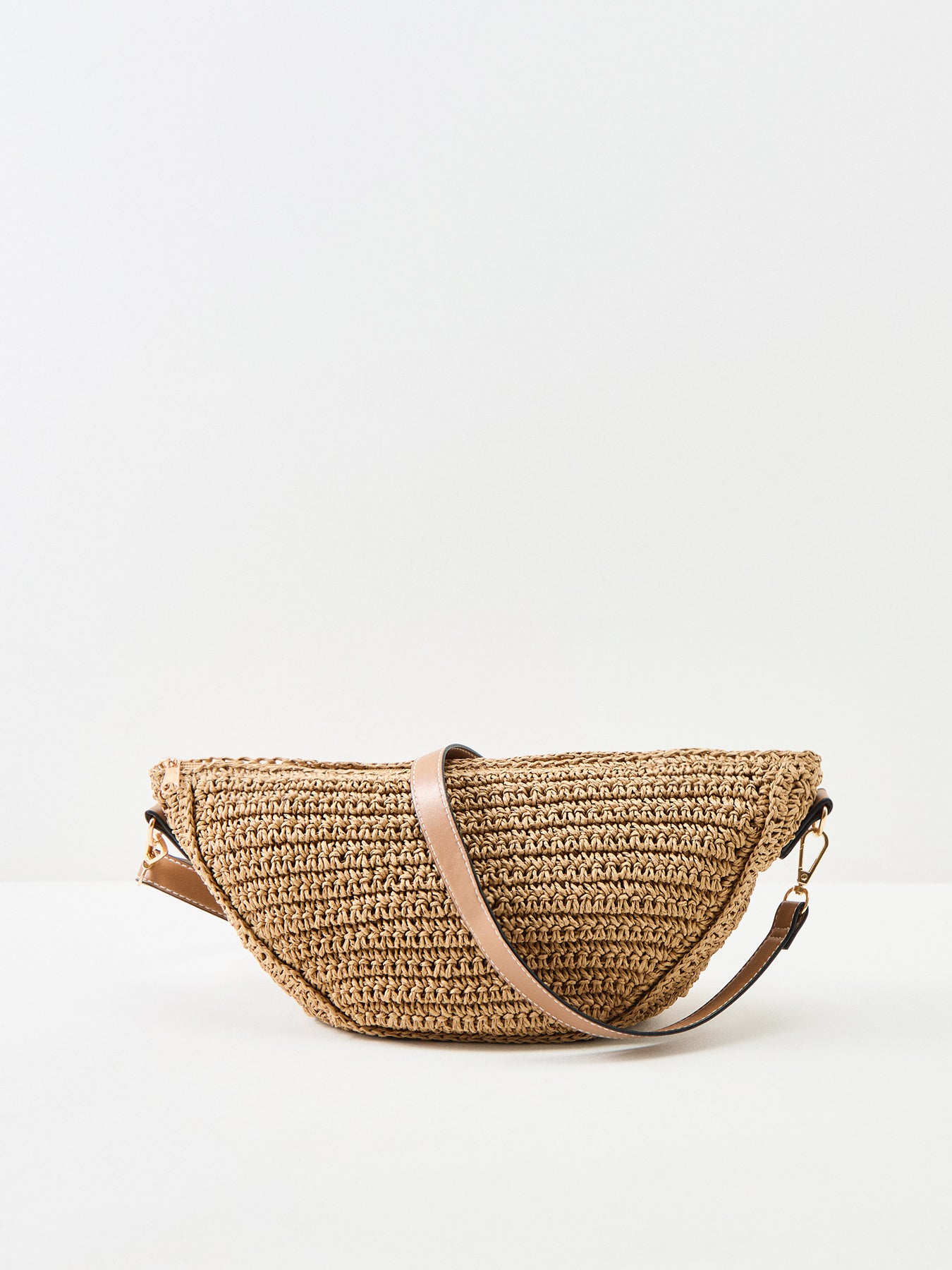 Summer Paper Straw Bum Bag Multi