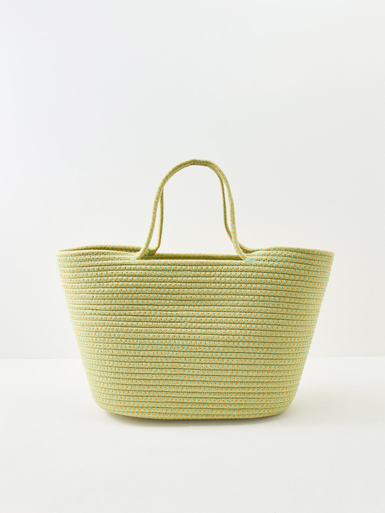 Christine Cotton Basket Bag Green