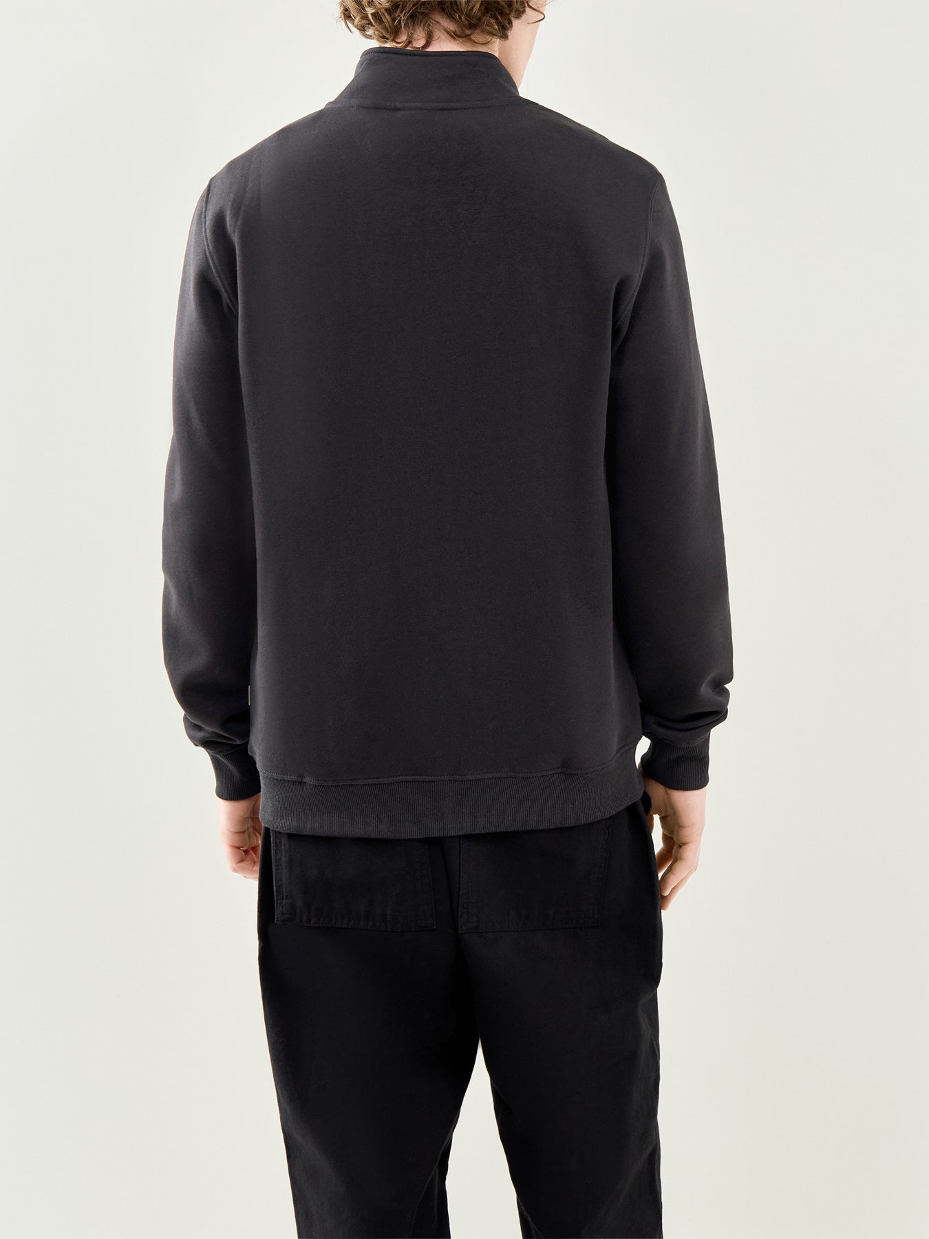 Connor Half Zip Sweatshirt Black