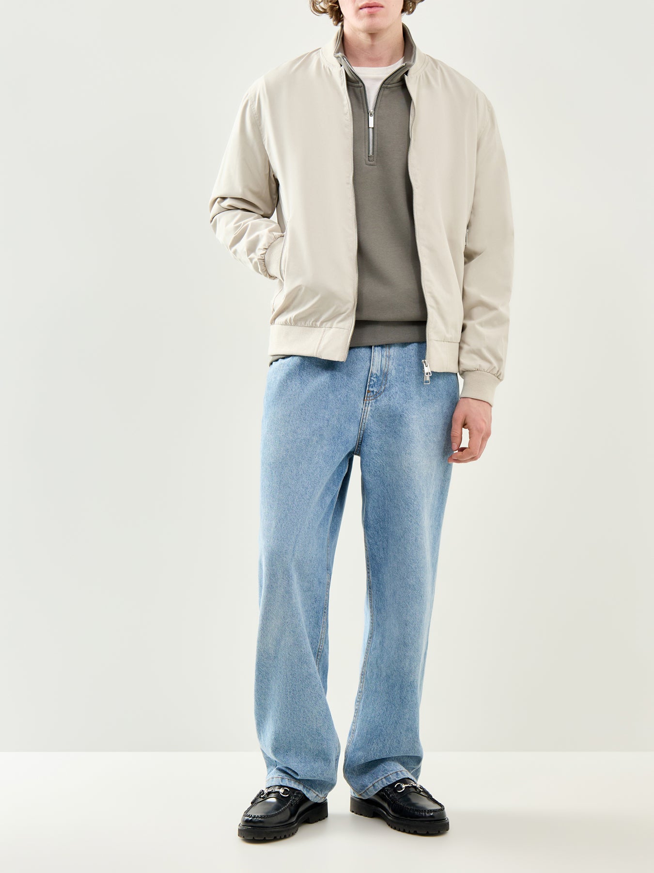 Lando Bomber Jacket Beige