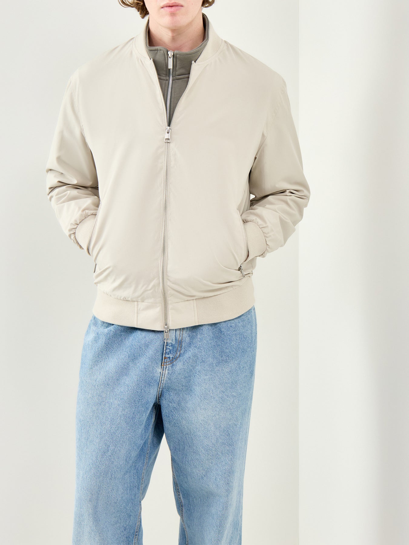 Lando Bomber Jacket Beige