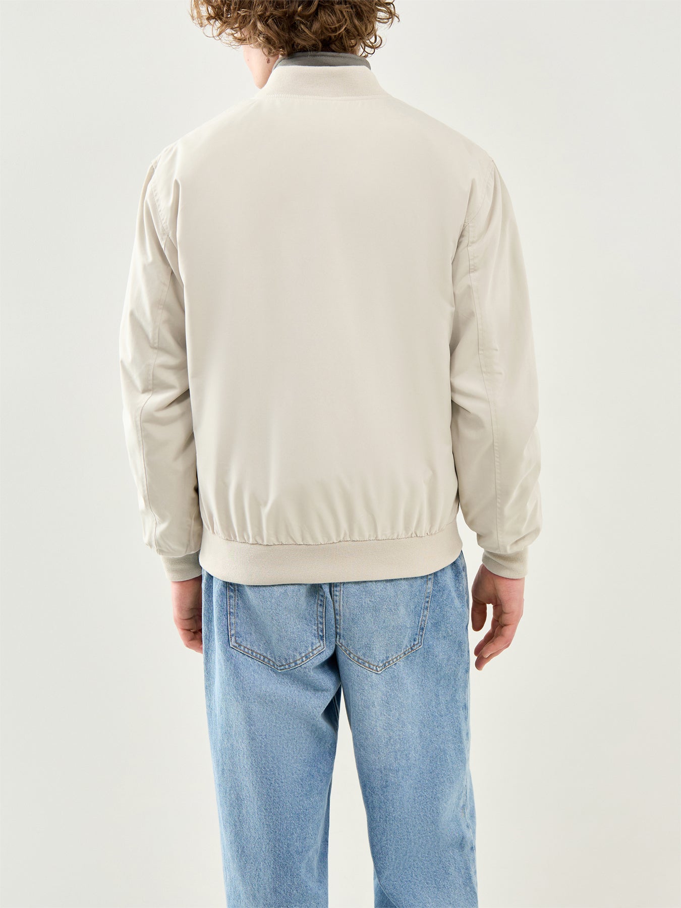 Lando Bomber Jacket Beige