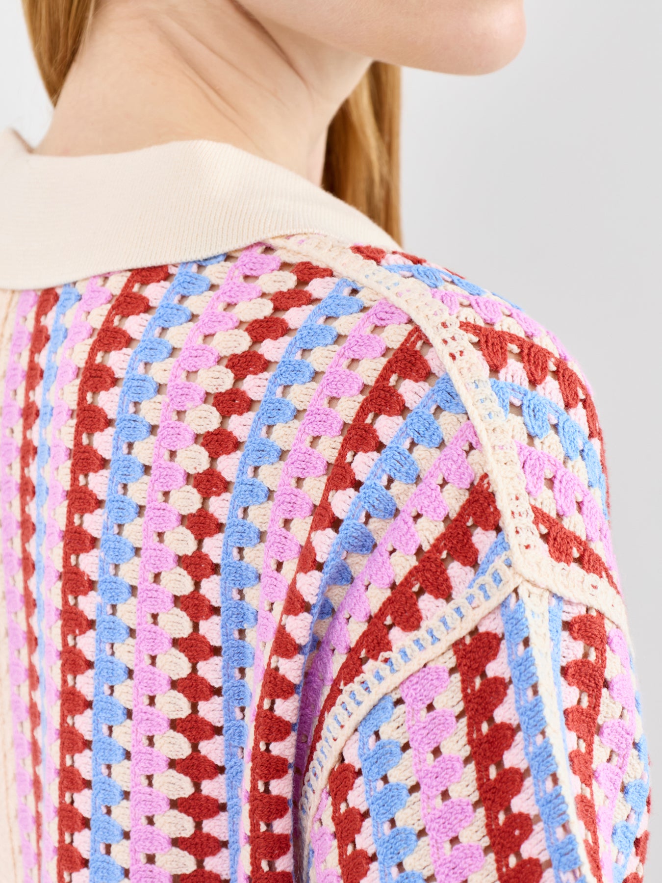 Missy Crochet Top Multi