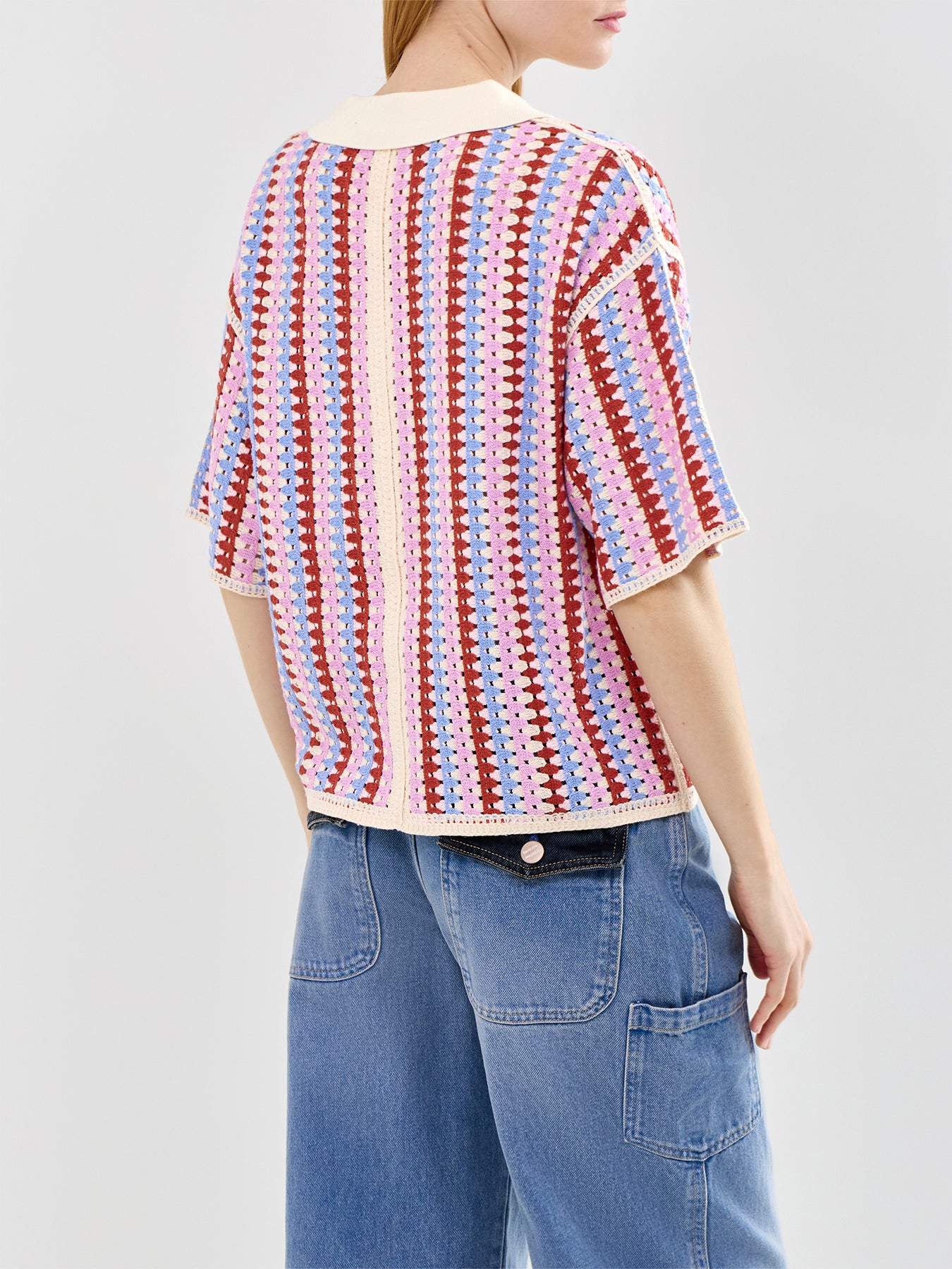 Missy Crochet Top Multi