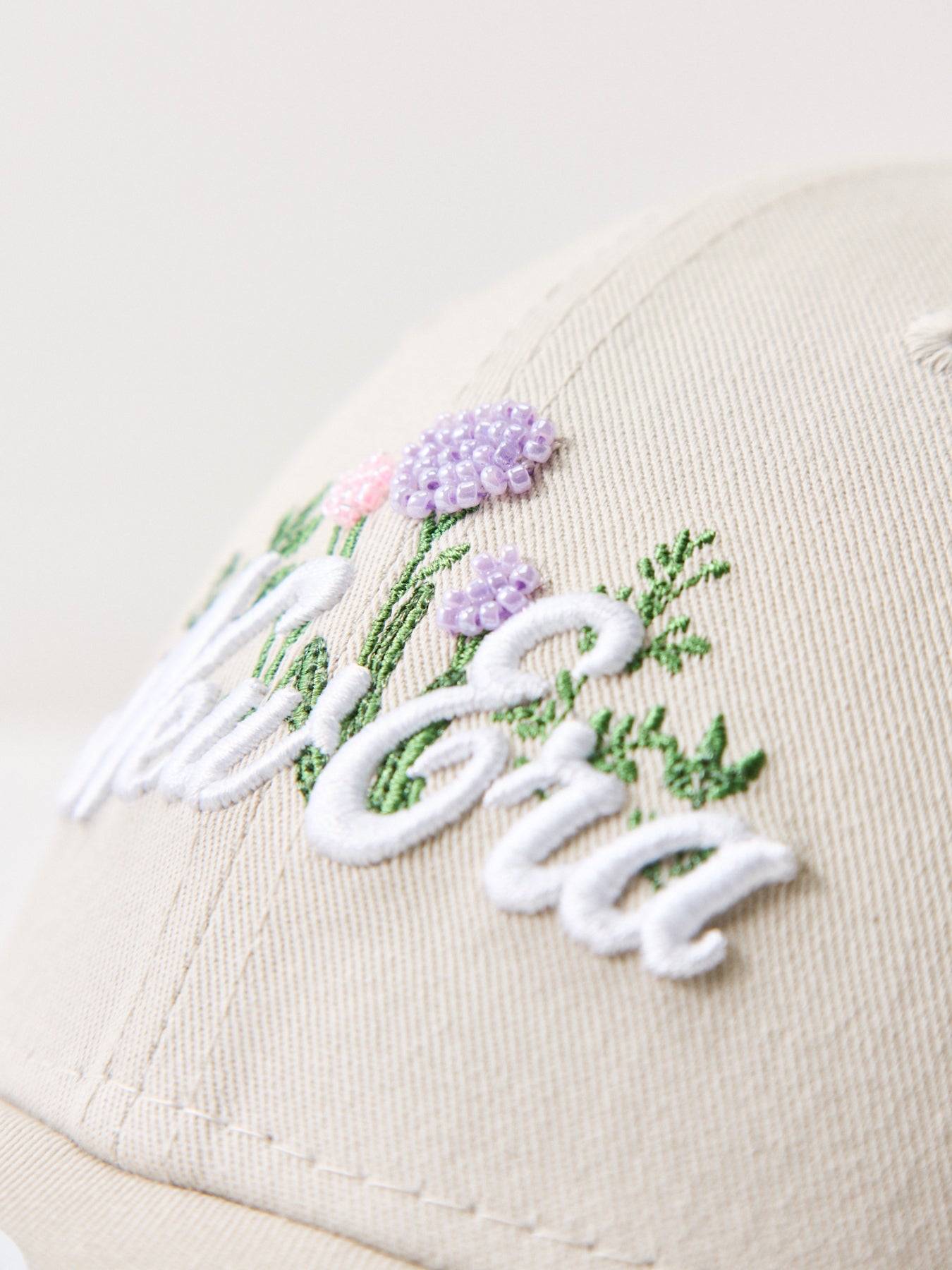 Beaded 9FORTY Cap Cream