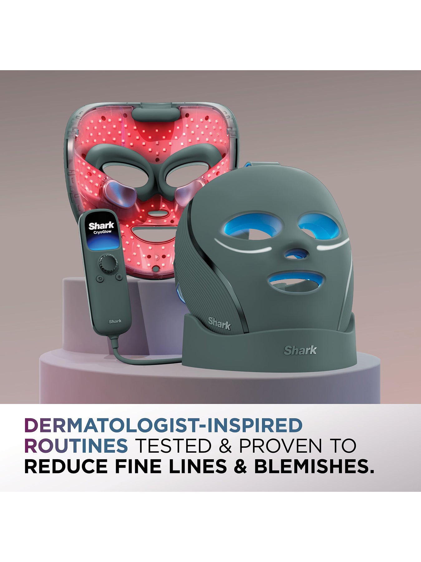 CryoGlow Under Eye Cooling LED Mask