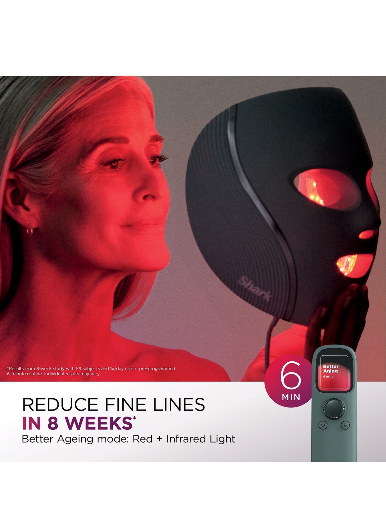 CryoGlow Under Eye Cooling LED Mask