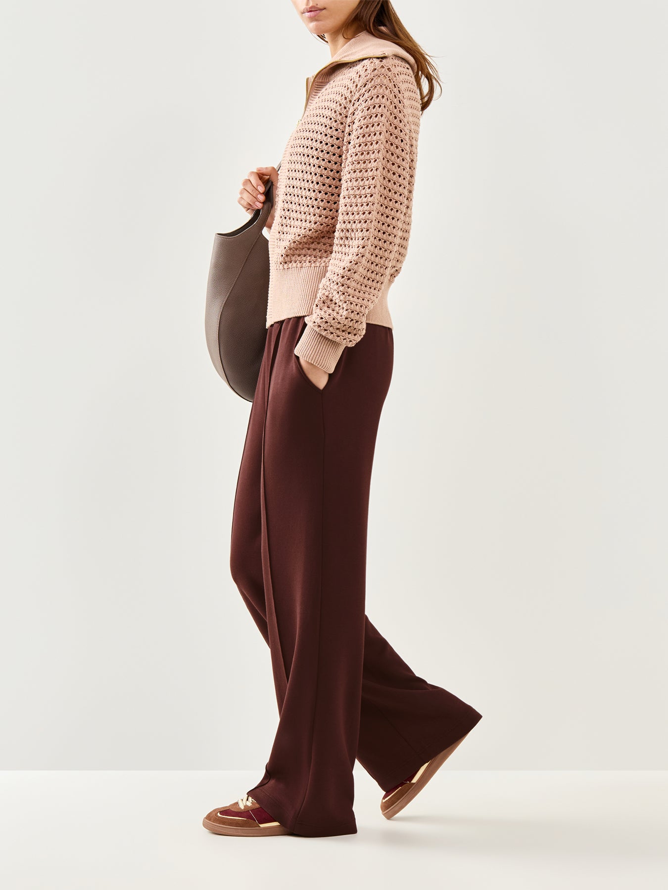 Wide Leg Pant Brown