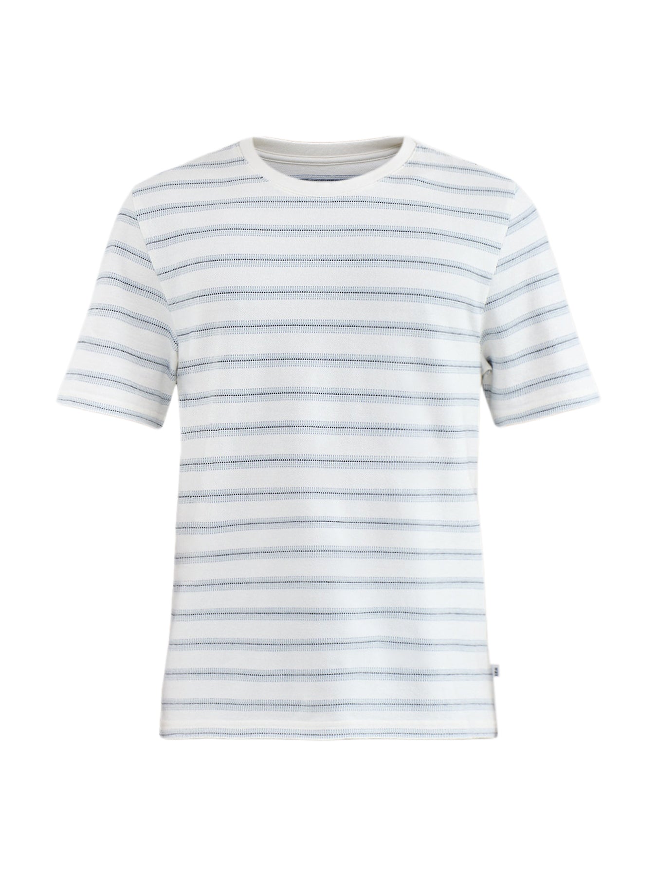 Dean Stitch Stripe T-Shirt White