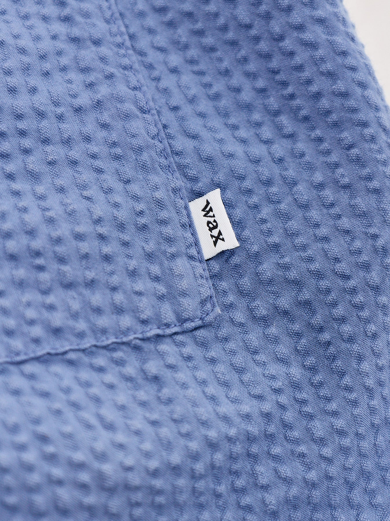 Mescal Cotton Seersucker Shorts Blue