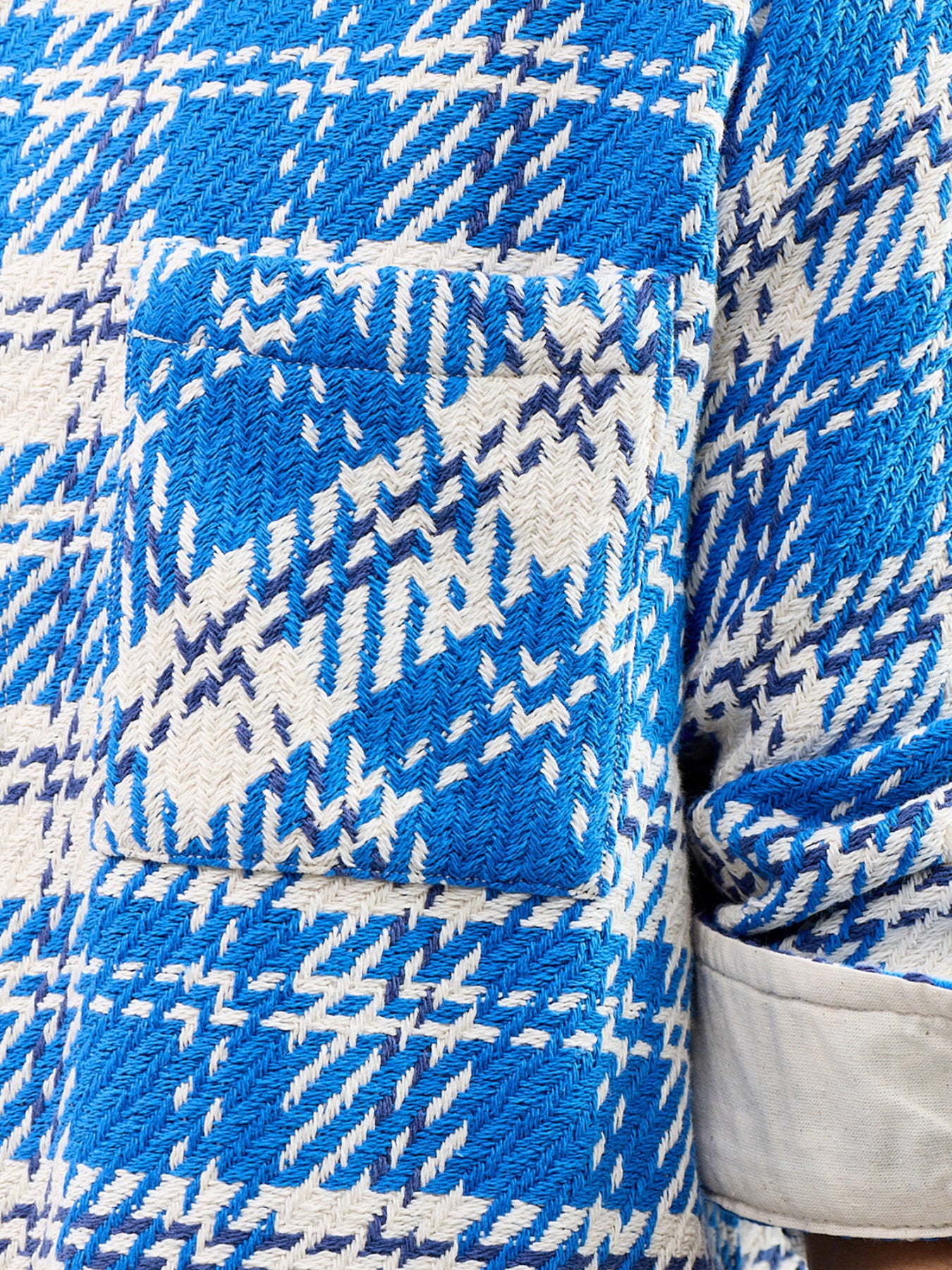 Whiting Check Overshirt Blue