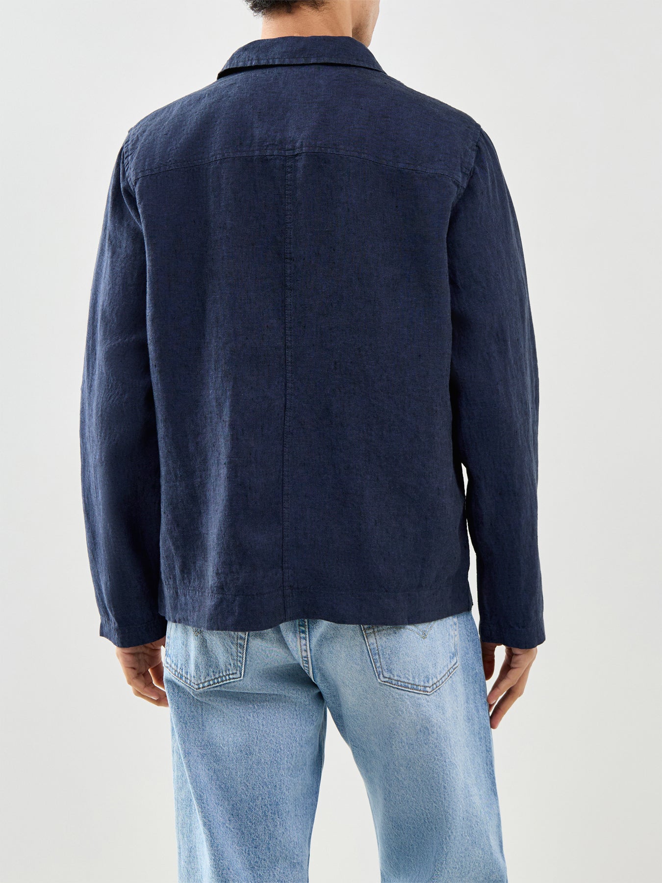 Kimpton Linen Jacket Navy