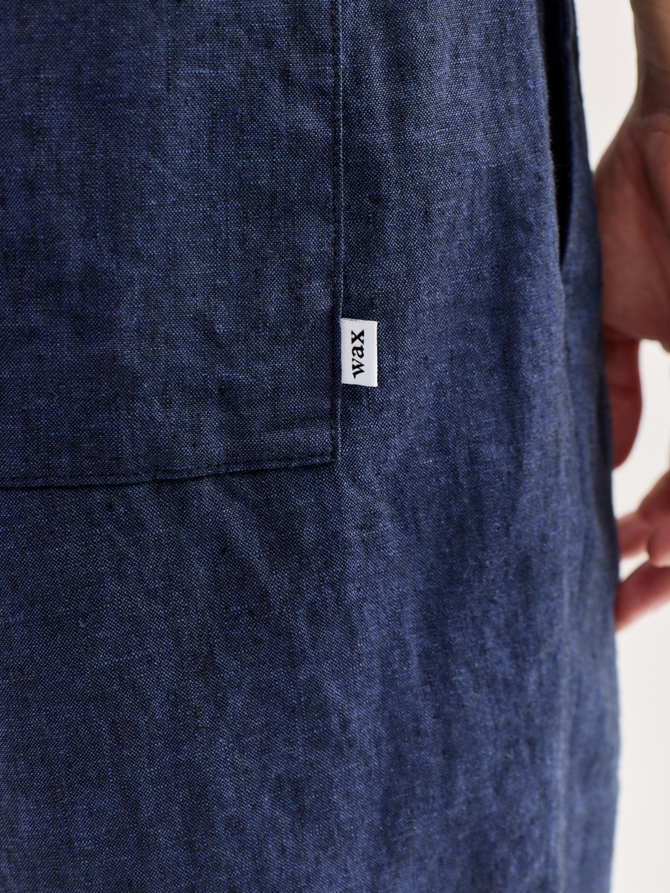 Kurt Linen Shorts Navy